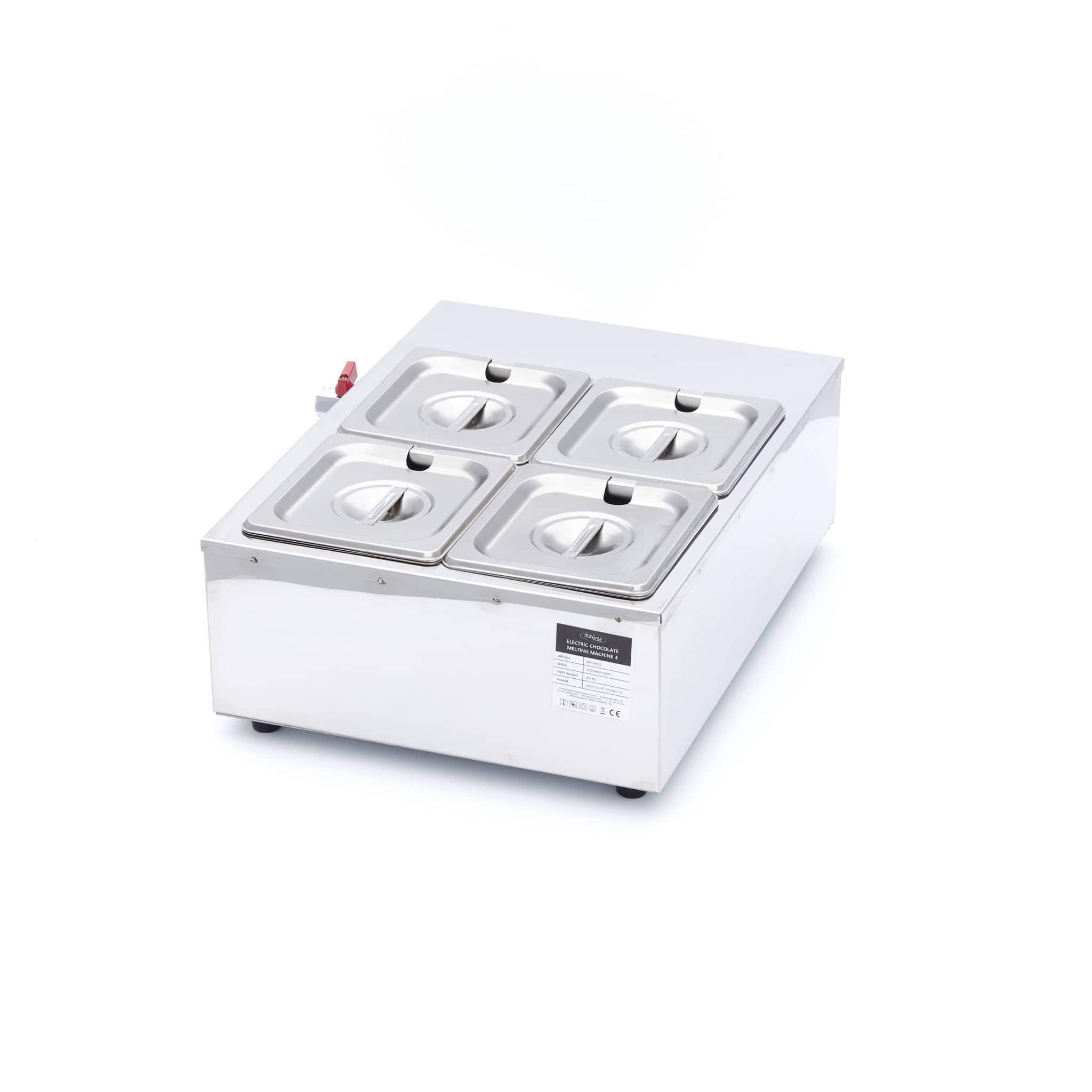 Chocolate Melter - 4 x 1/6 GN 10cm — 4