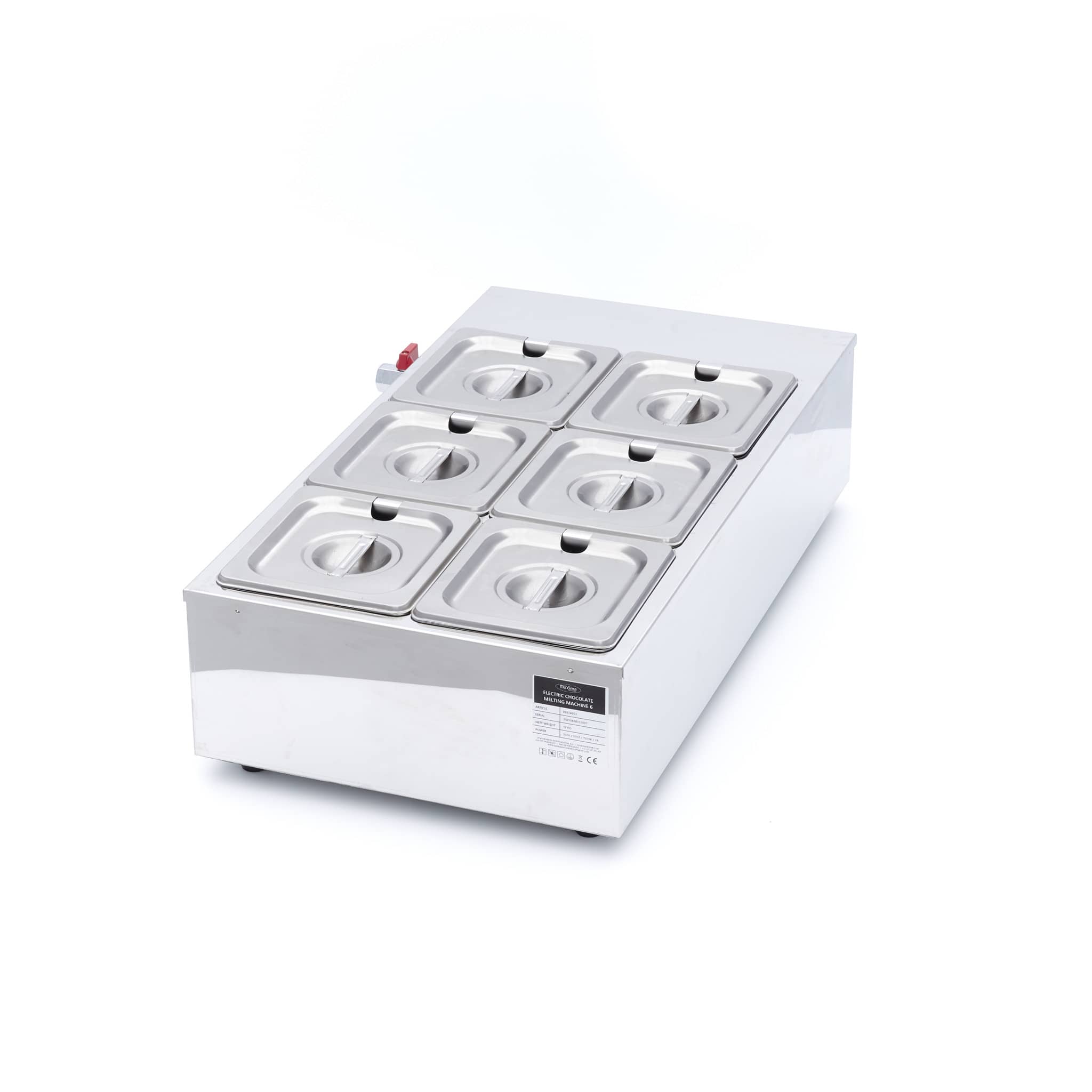 Chocolate Melter - 6 x 1/6 GN 10cm — 4