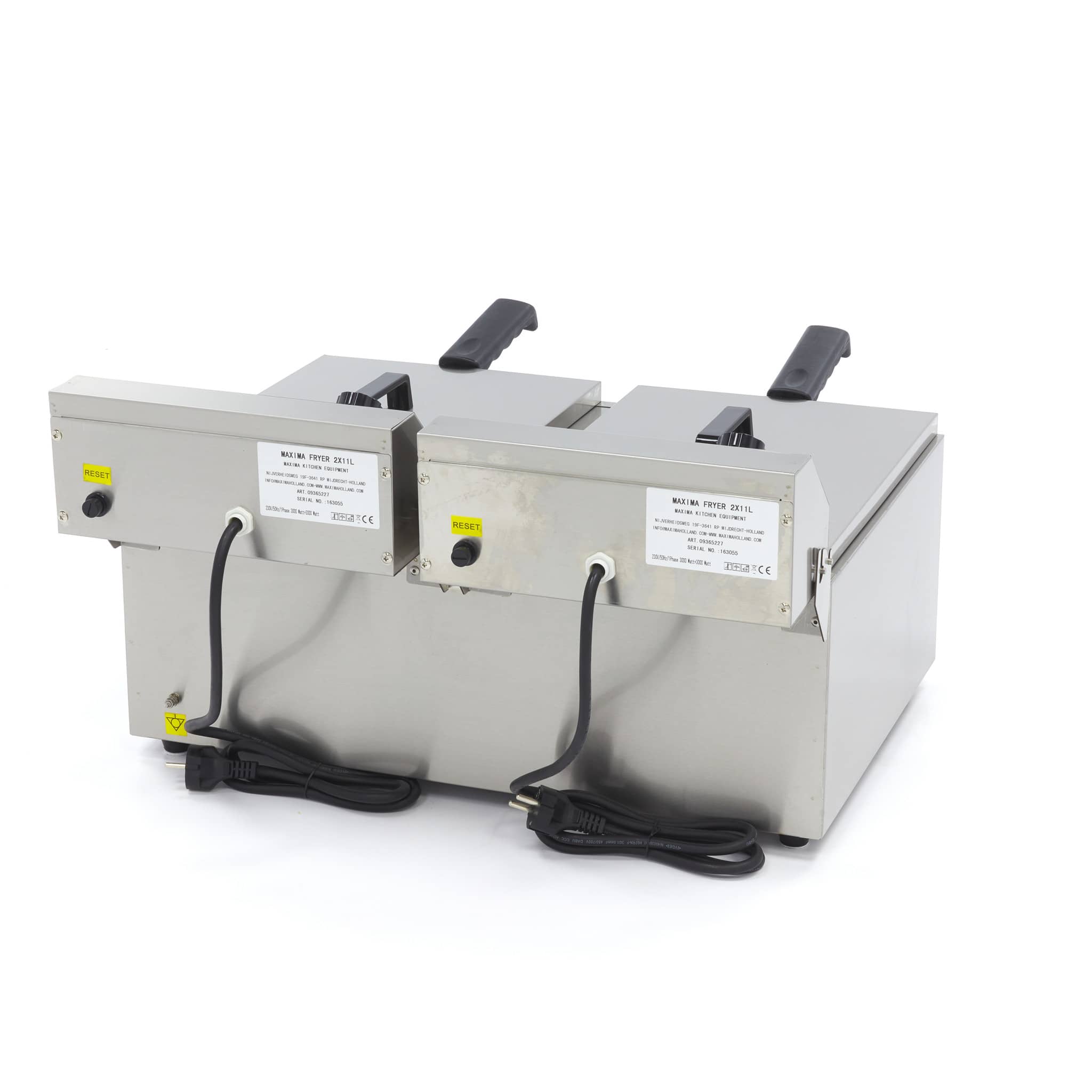 Deep Fryer - 2 x 11L - 2 Baskets - up to 2,8kg of Fries — 4