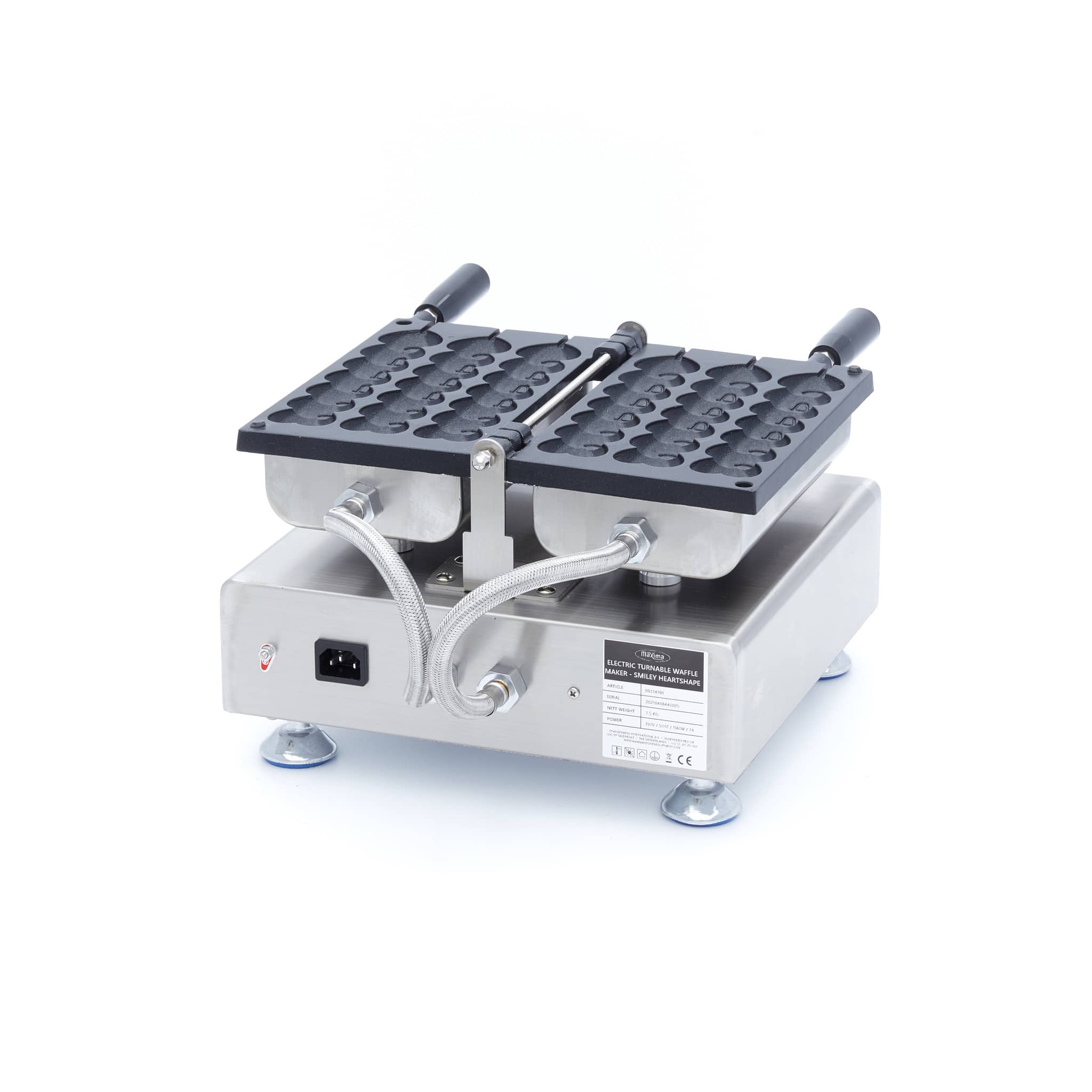 Waffle Maker - 3 Lollies - Hearts with Emojis on Sticks — 4