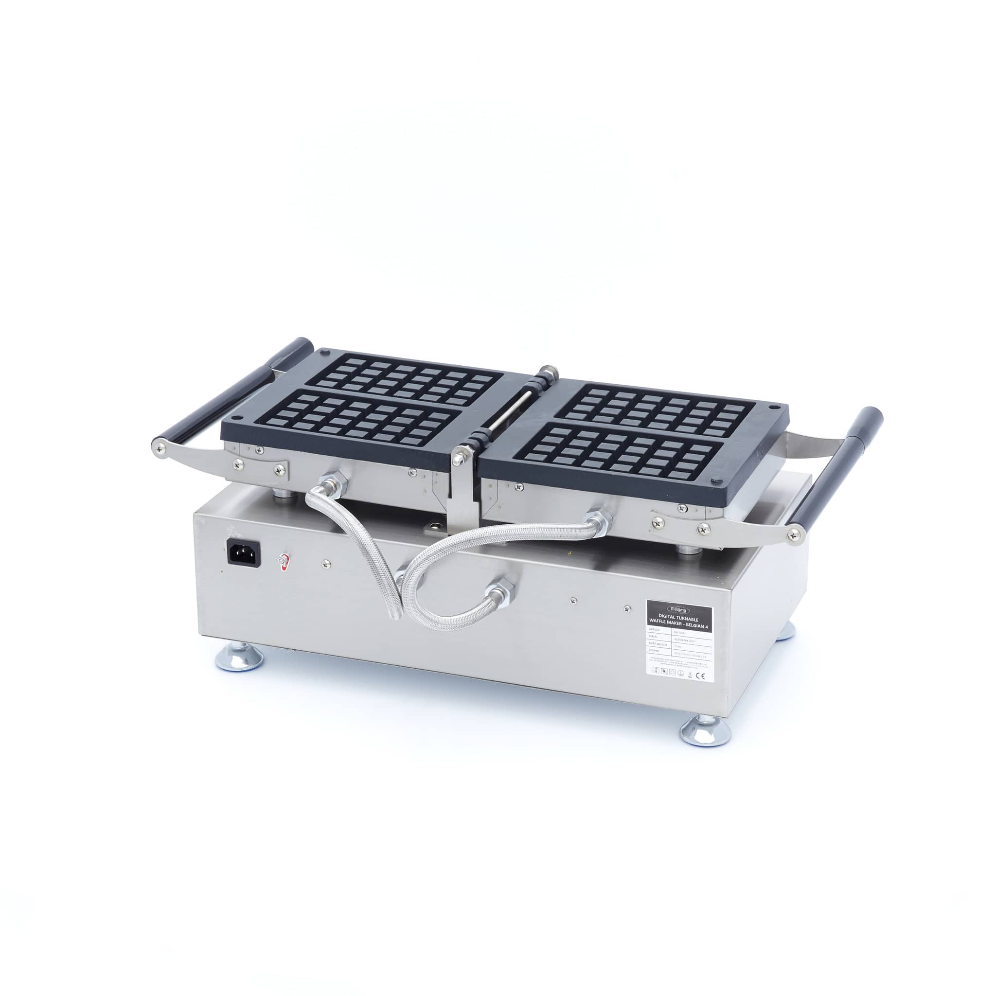 Waffle Maker - 2 Pieces - Rotatable - Digital — 4