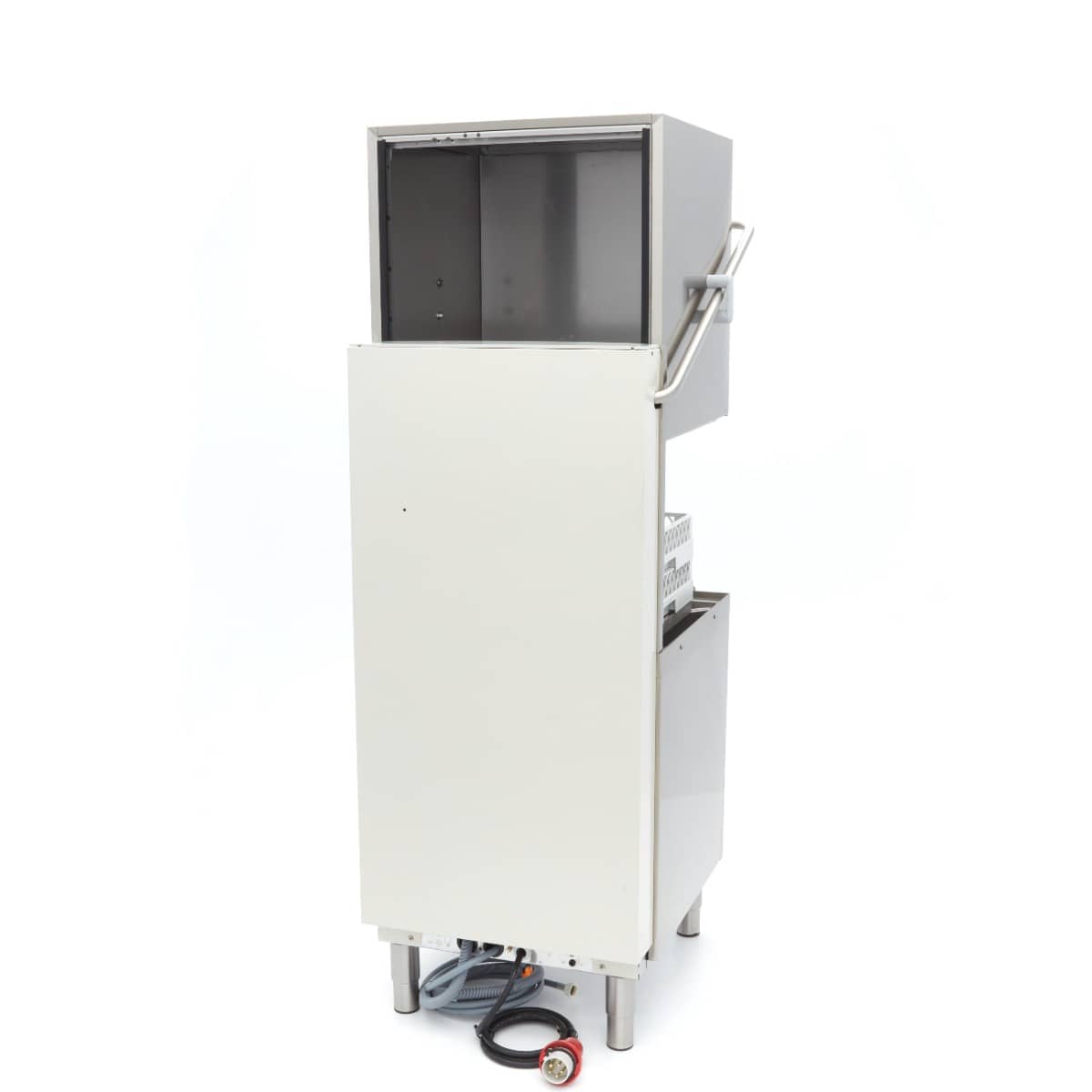 Pass Through Dishwasher - 50x50cm - With Drain, Rinse Aid and Soap Pumps - 400V — 4