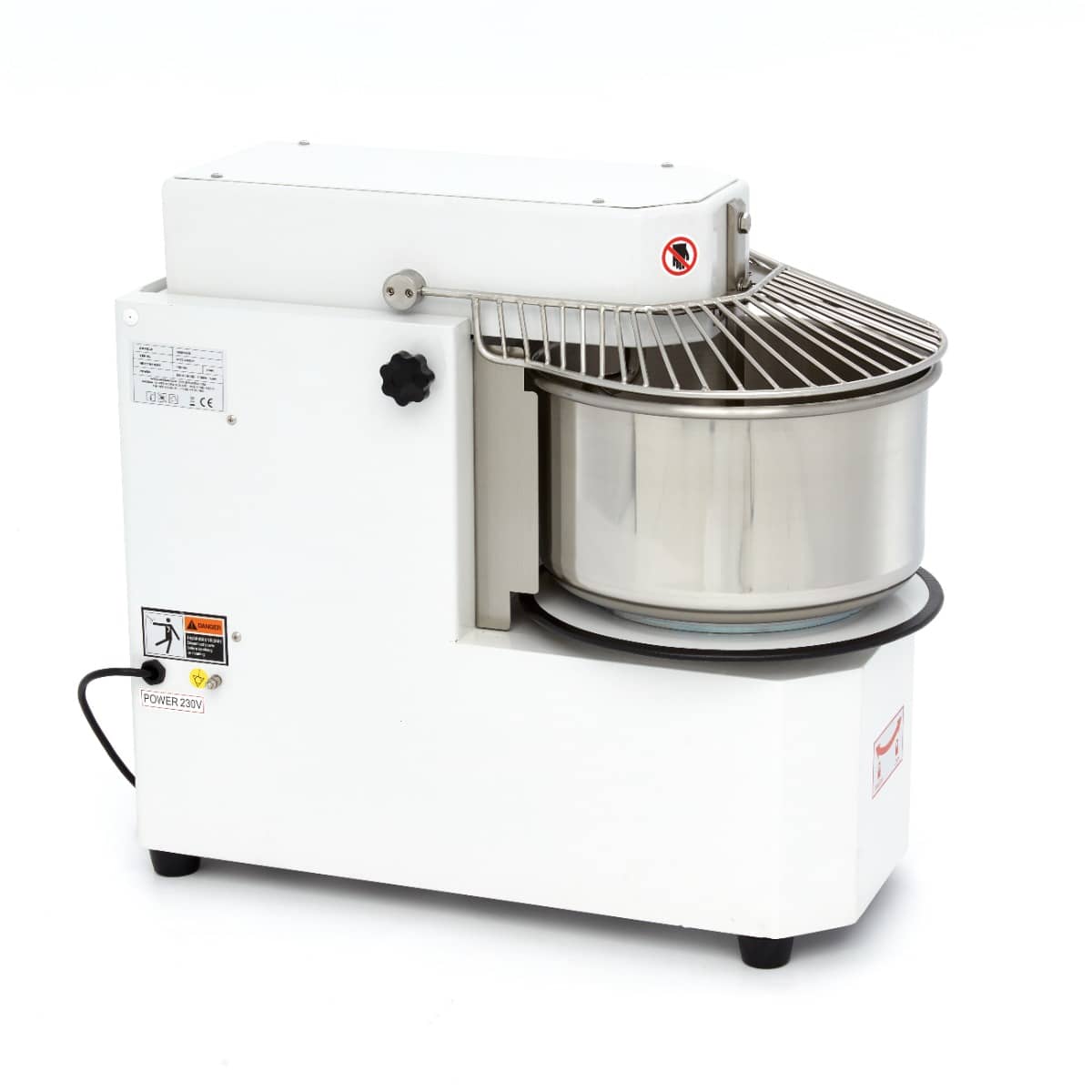 Dough Mixer - 20L - 12kg Dough - 2 Speeds - Removable Bowl — 7