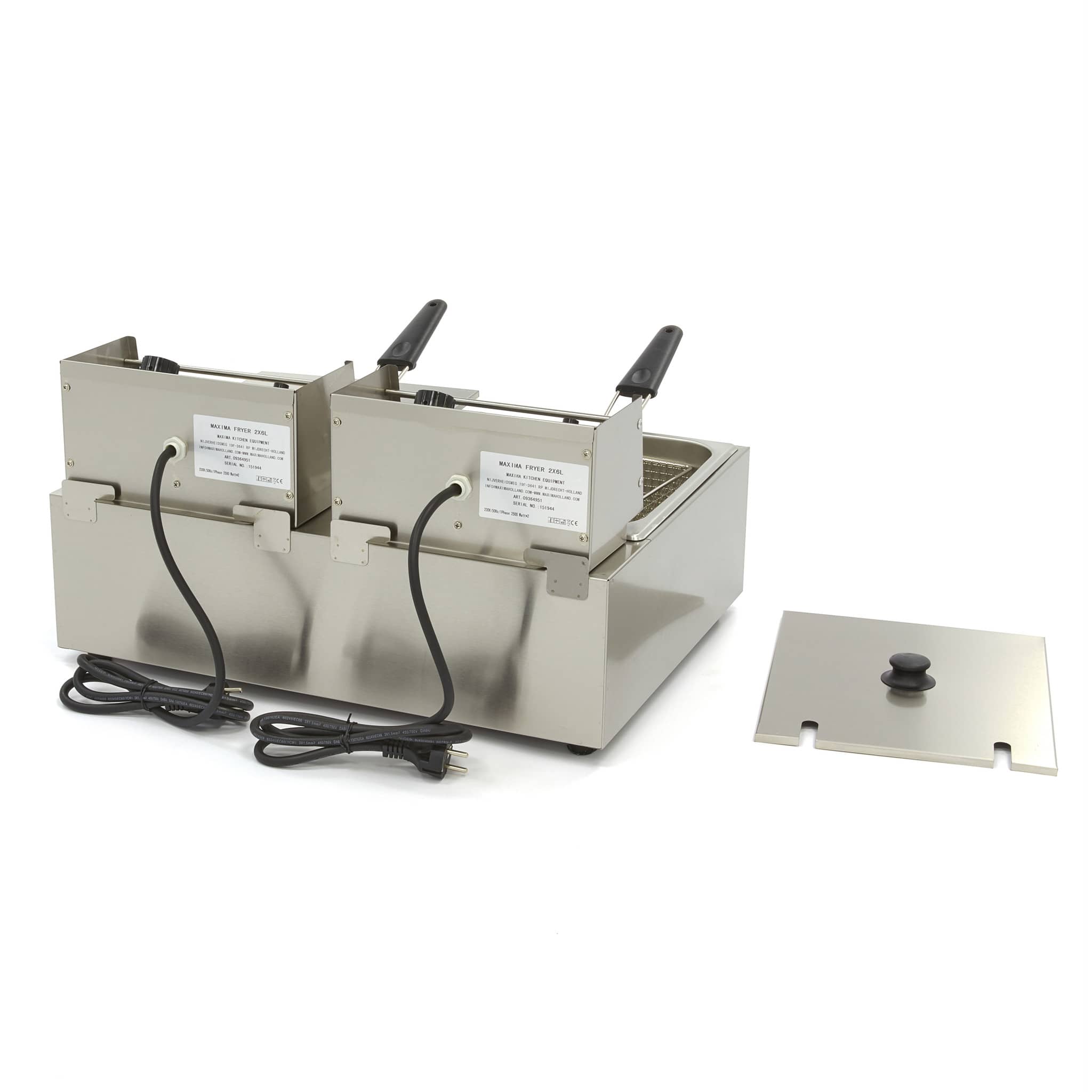 Deep Fryer - 2 x 6L - 2 Baskets - up to 2,4kg of Fries — 4