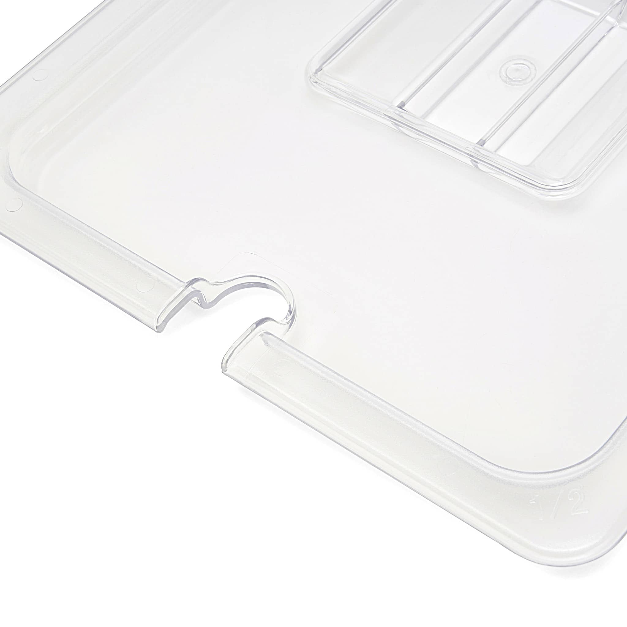Gastronorm Lid - 1/2 GN - Polycarbonate - with Recess — 3