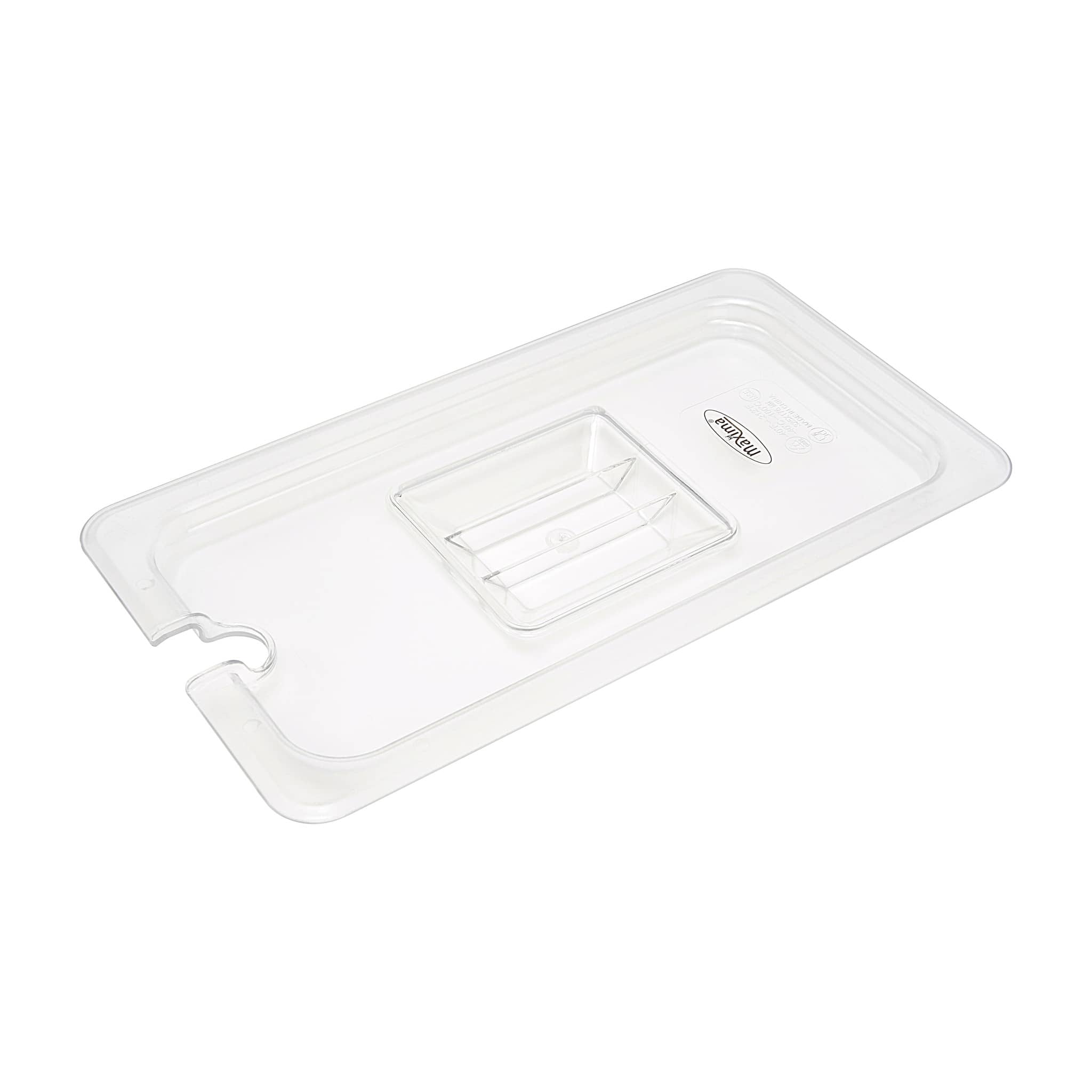 Gastronorm Lid - 1/3 GN - Polycarbonate - with Recess — 2