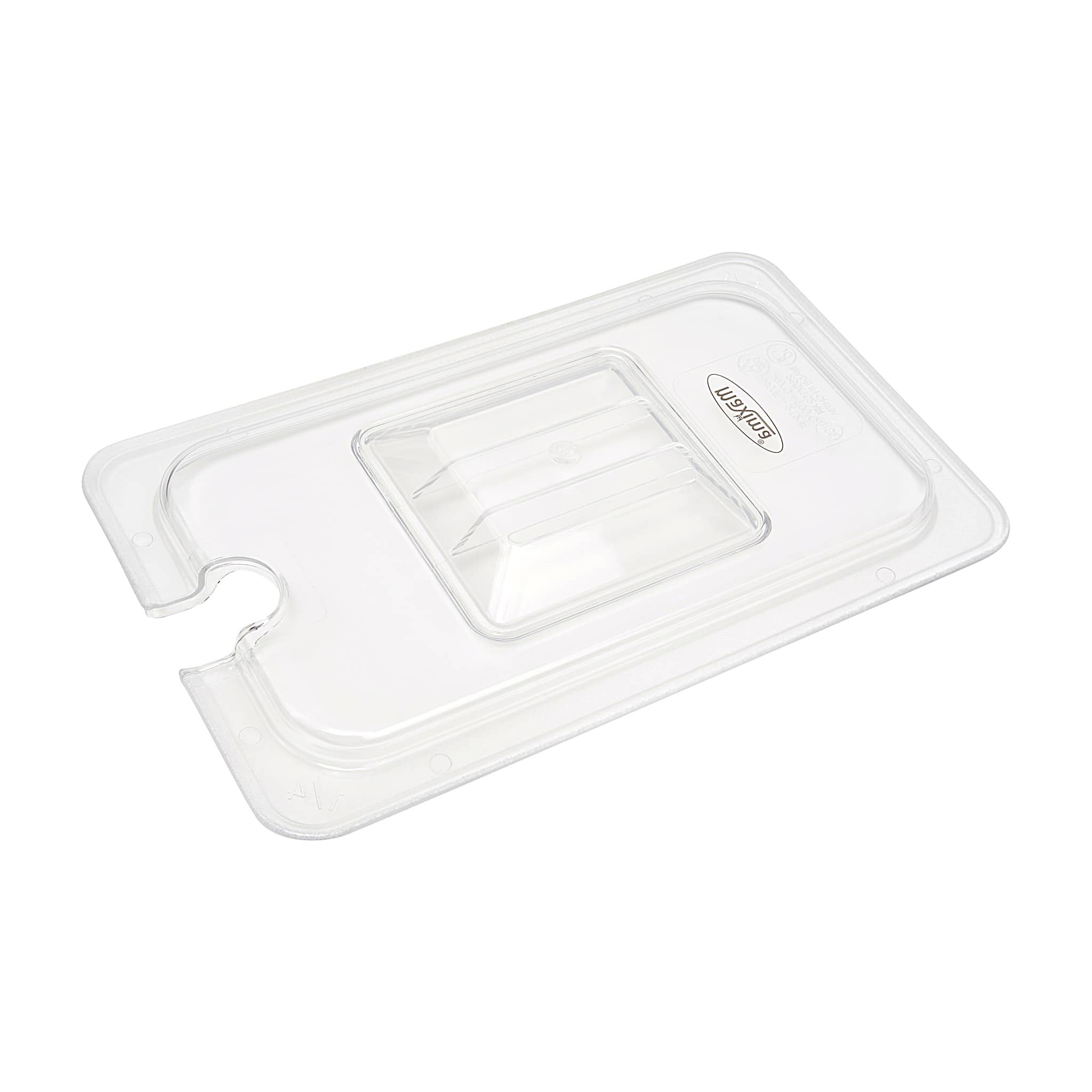 Gastronorm Lid - 1/6 GN - Polycarbonate - with Recess — 2