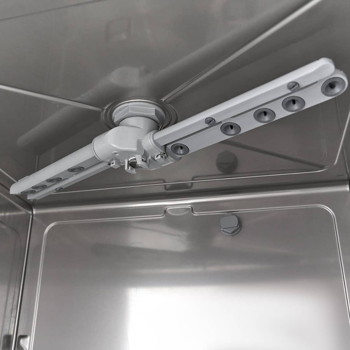 Undercounter Dishwasher - 50 x 50cm - with Drain, Rinse Aid and Soap Pumps - 400V — 8