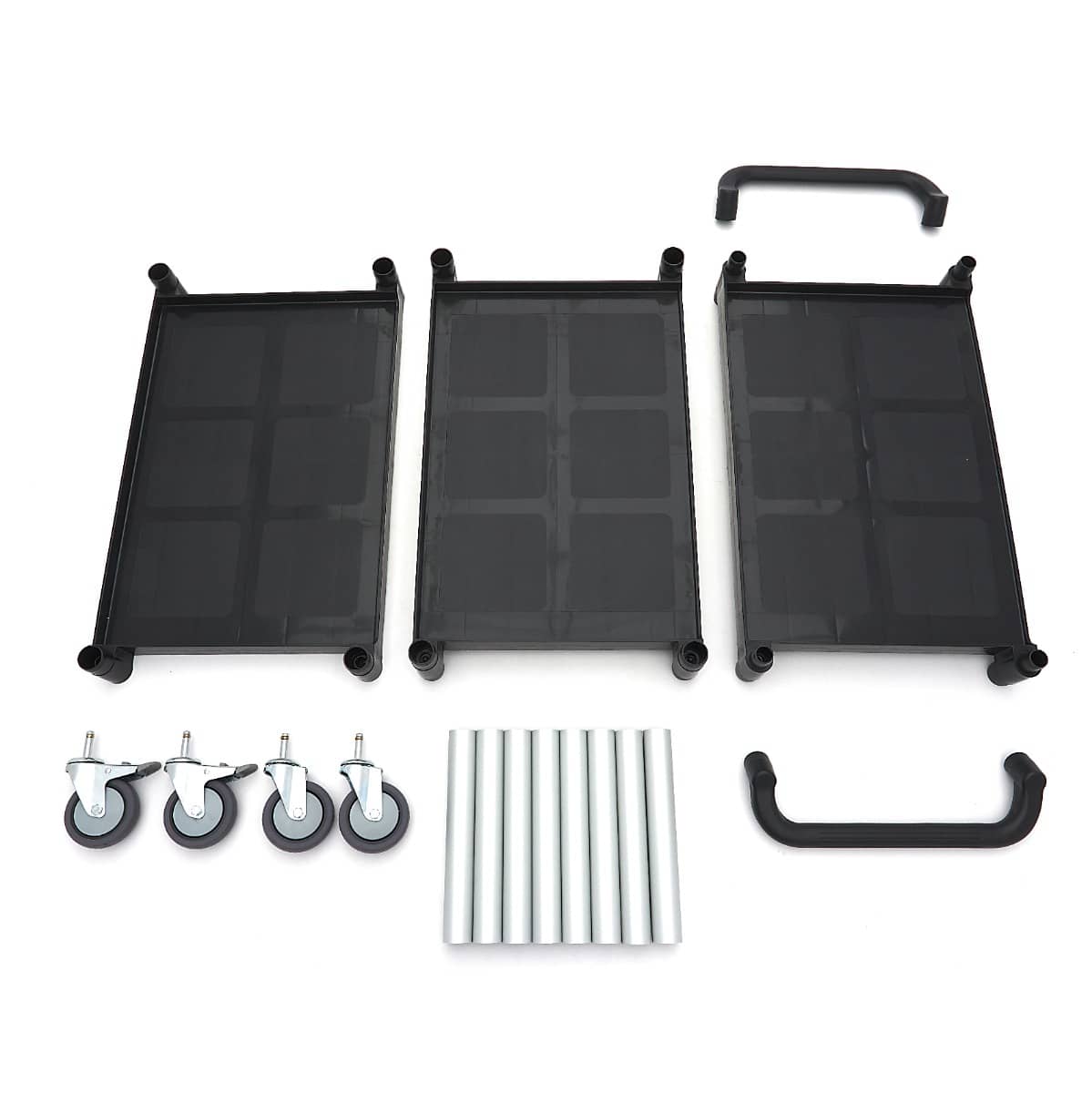 Serving Trolley – 3 Plastic Shelves – 86,5 x 42,5cm — 6
