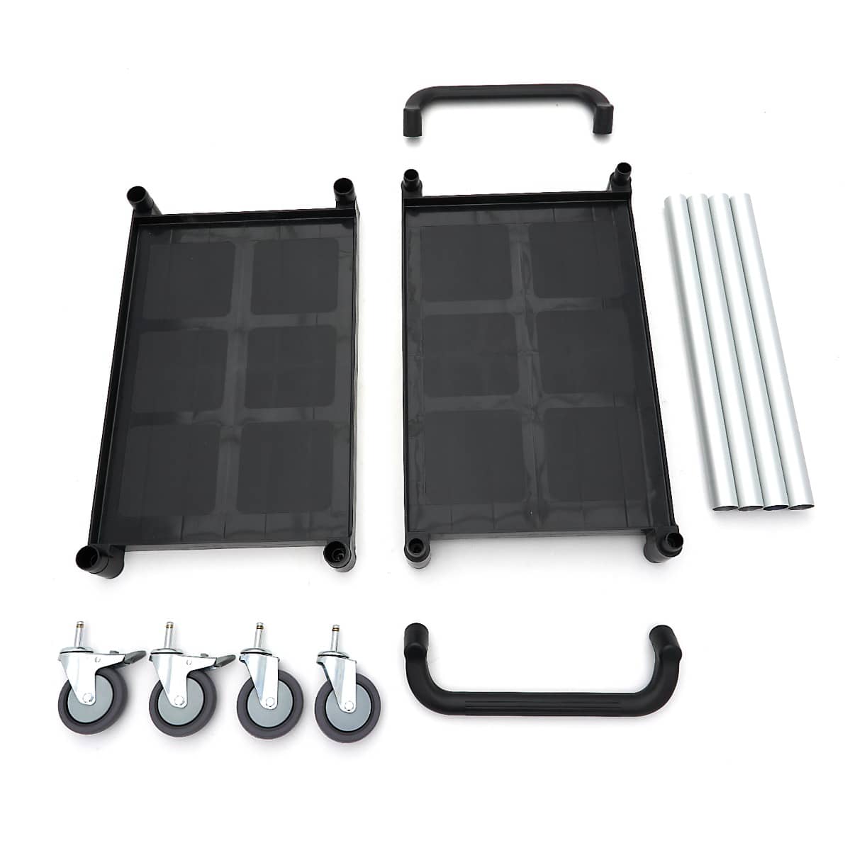 Serving Trolley – 2 Plastic Shelves – 86,5 x 42,5cm — 6