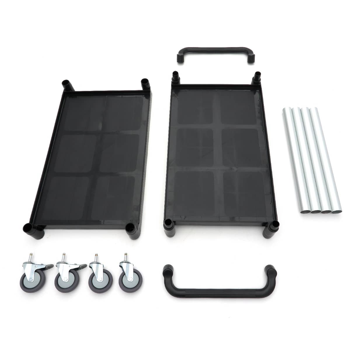 Serving Trolley – 2 Plastic Shelves – 103 x 50,5cm — 6