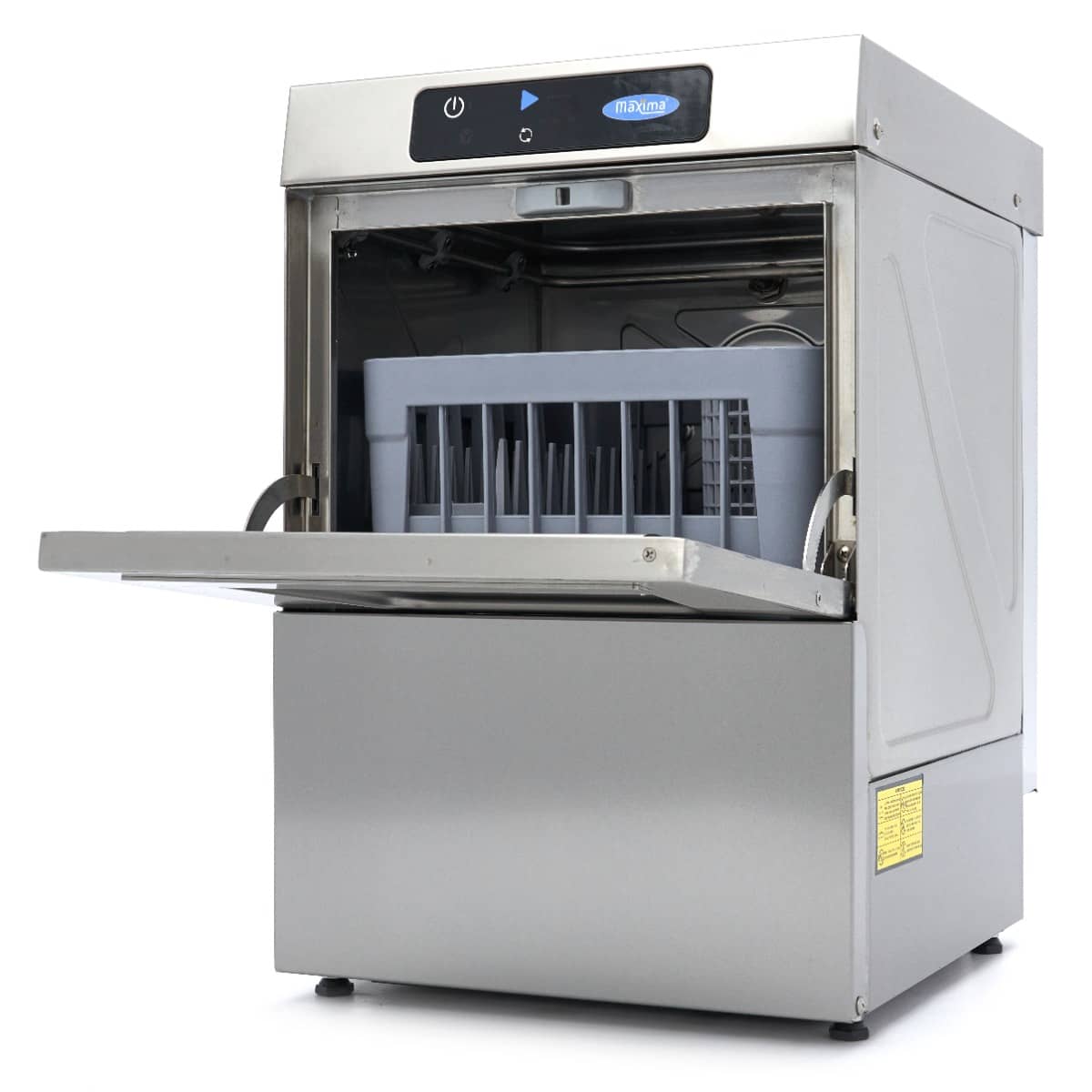 Glass Washer - 35 x 35cm - with Rinse Aid Pump - Digital Display - 230V — 5