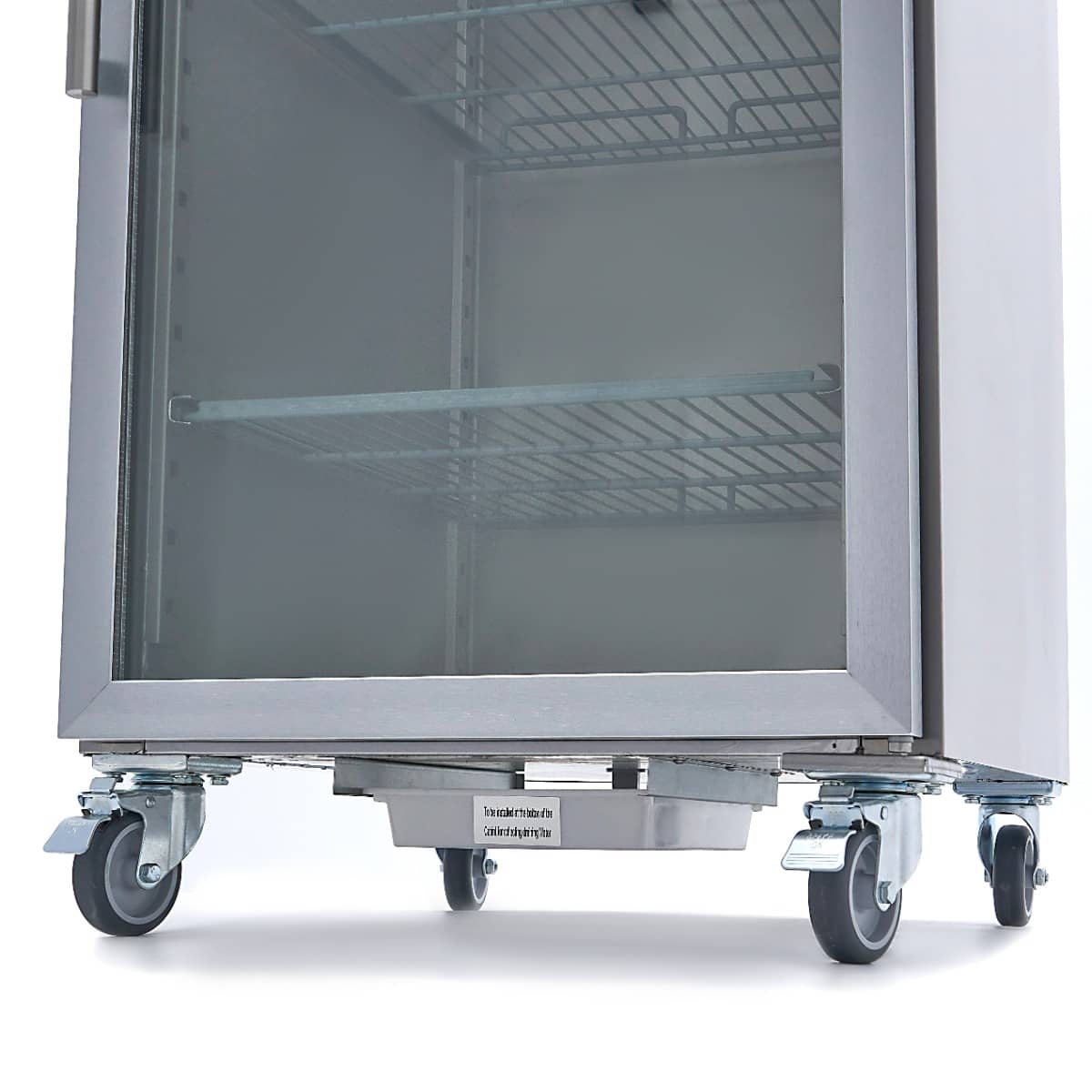 Fridge - 600L - 3 Adjustable Shelves (2/1GN) - Stainless Steel - with Glass Door — 12