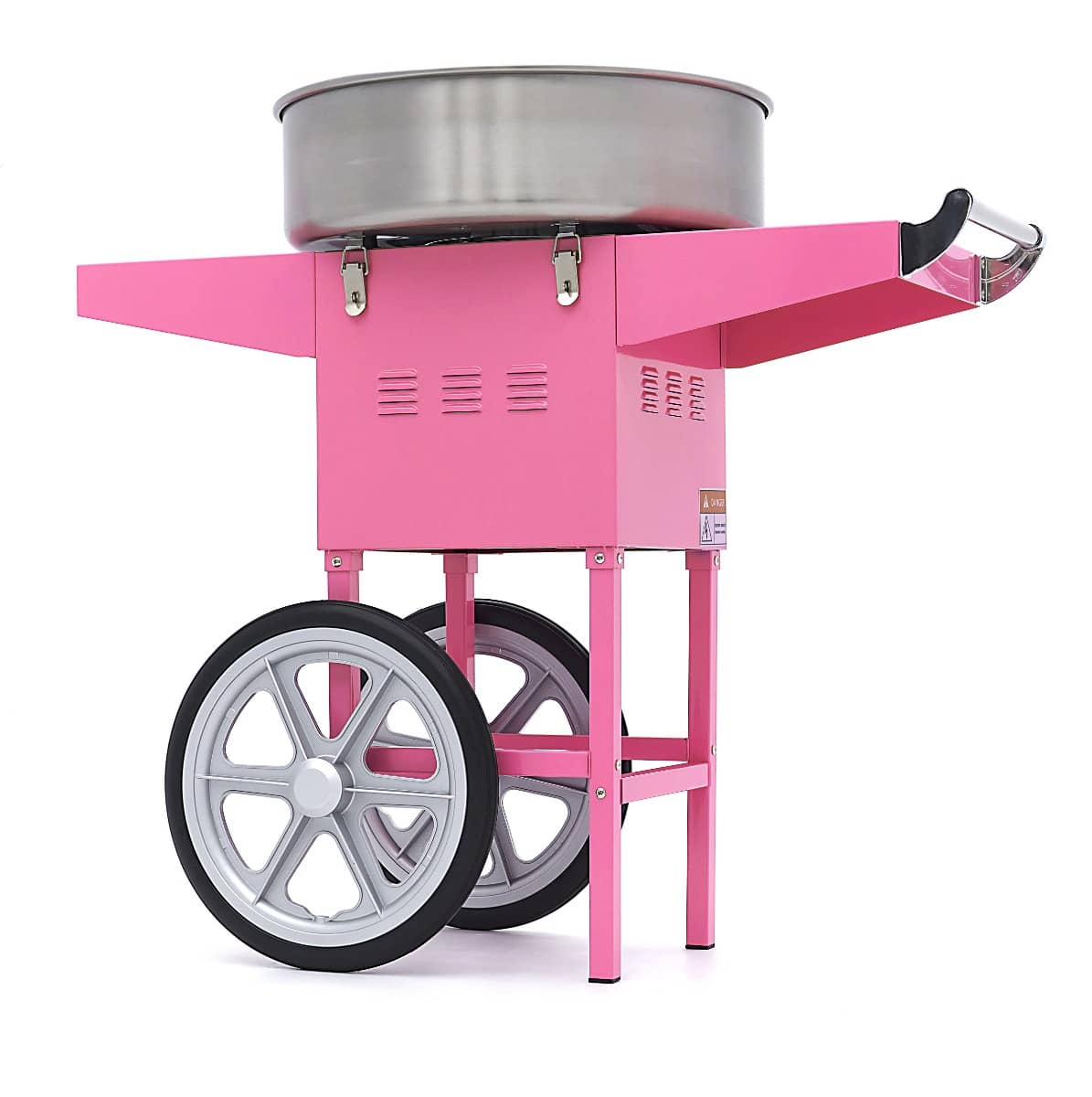 Candy Floss Machine – Ø 52cm – Pink – with Cart — 2
