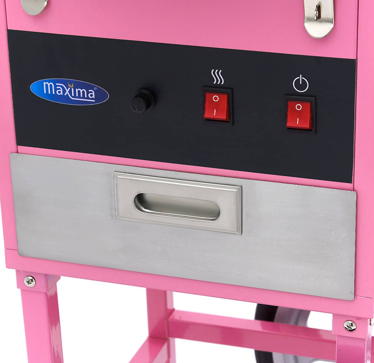 Candy Floss Machine – Ø 52cm – Pink – with Cart — 12