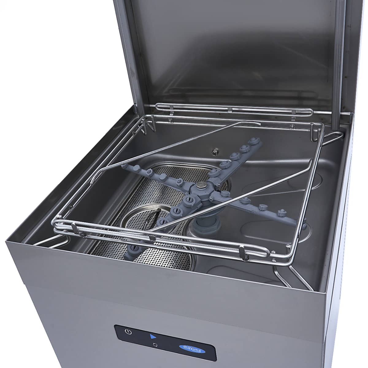 Pass Through Dishwasher - 50 x 50cm - With Rinse Aid and Soap Pumps - Digital Display - 400V — 10