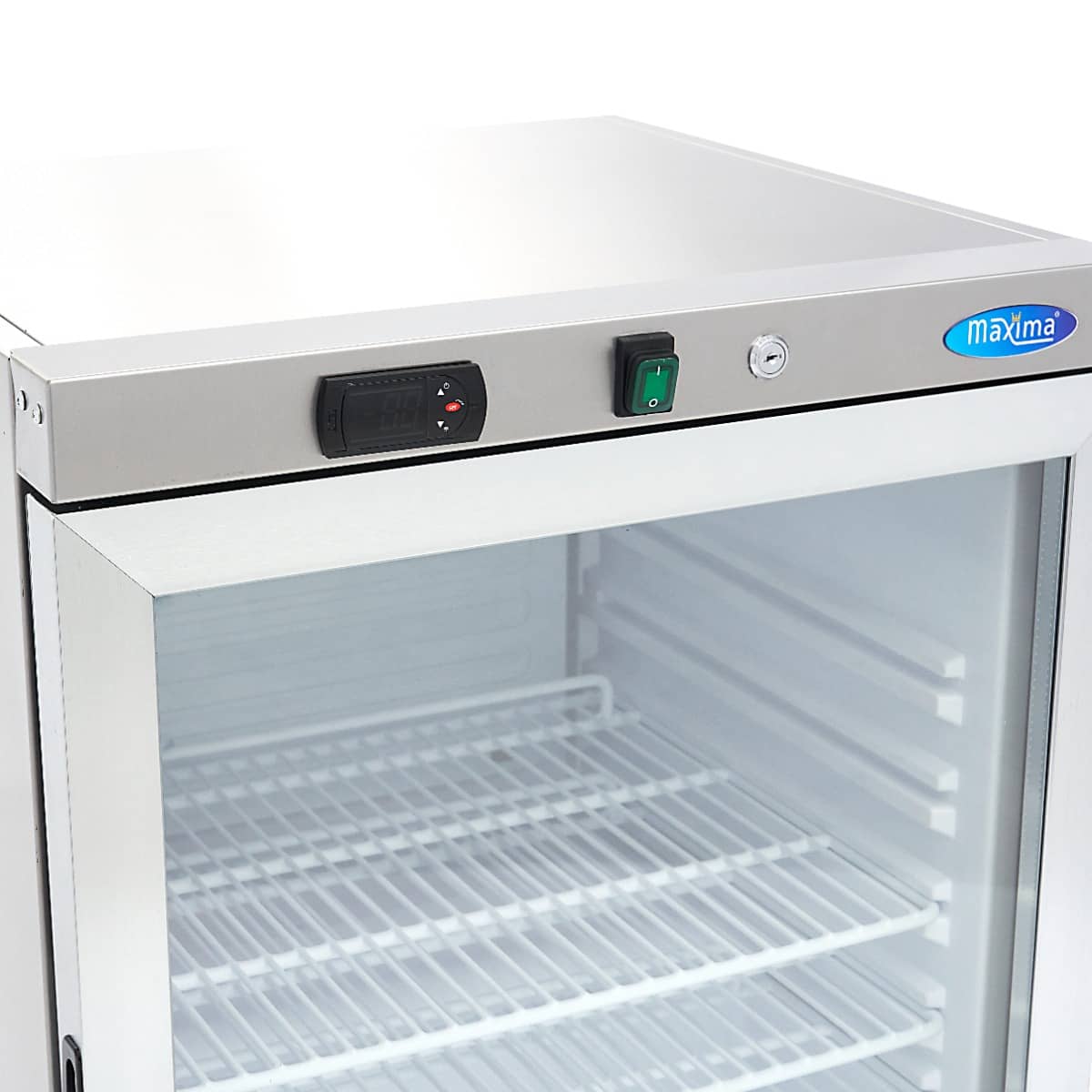 Fridge - 200L - Stainless Steel - with Glass Door — 5