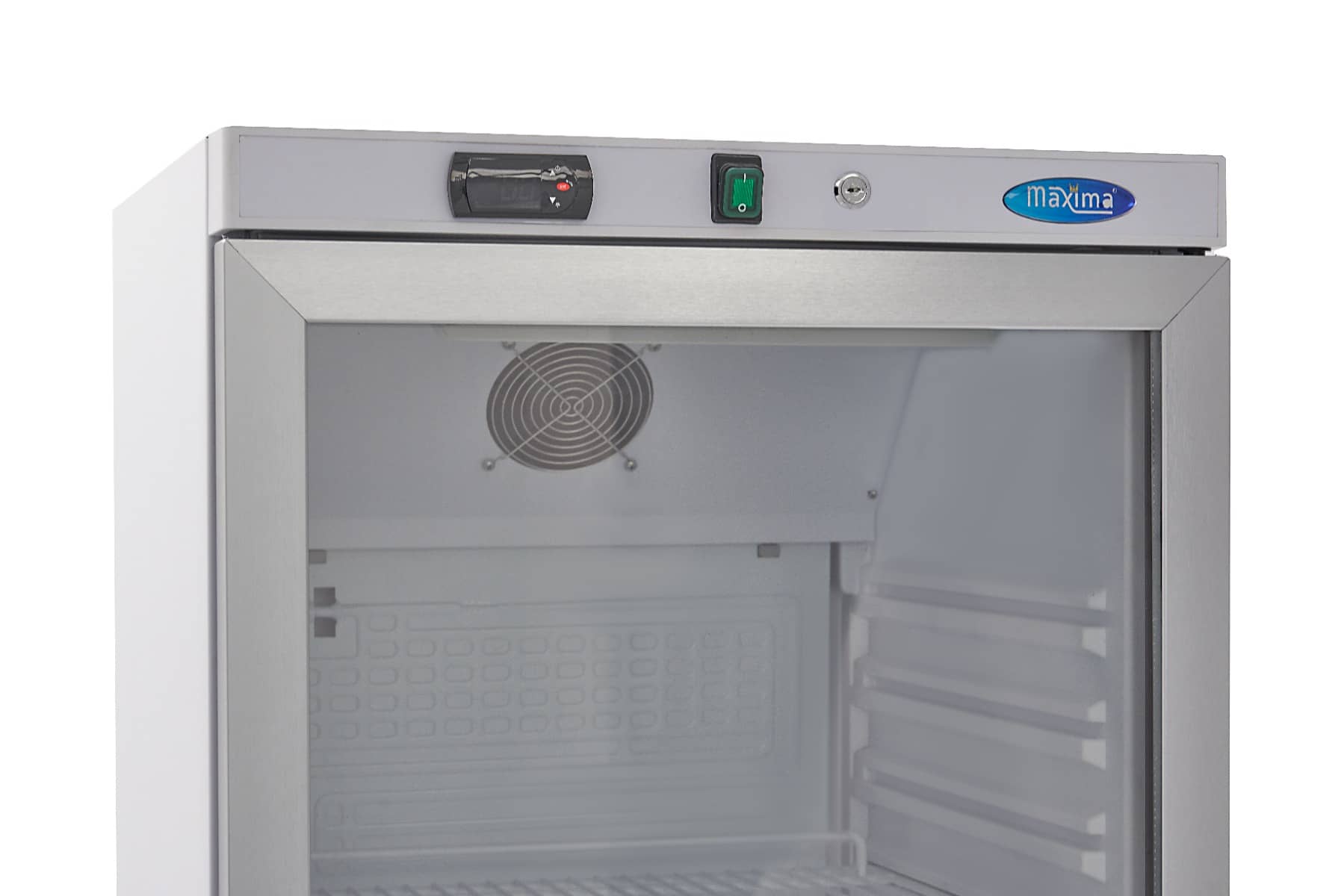 Fridge - 400L - White - with Glass Door — 6