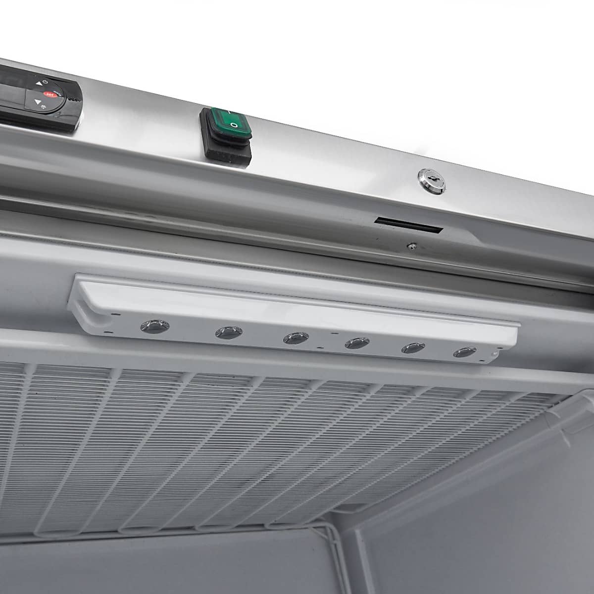 Freezer - 600L - Stainless Steel - with Glass Door — 6