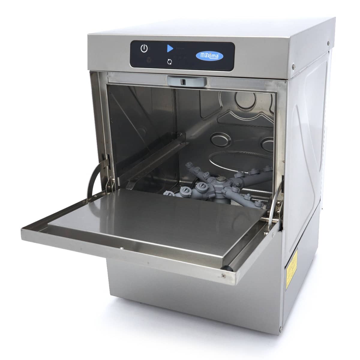 Glass Washer - 35 x 35cm - with Rinse Aid Pump - Digital Display - 230V — 9