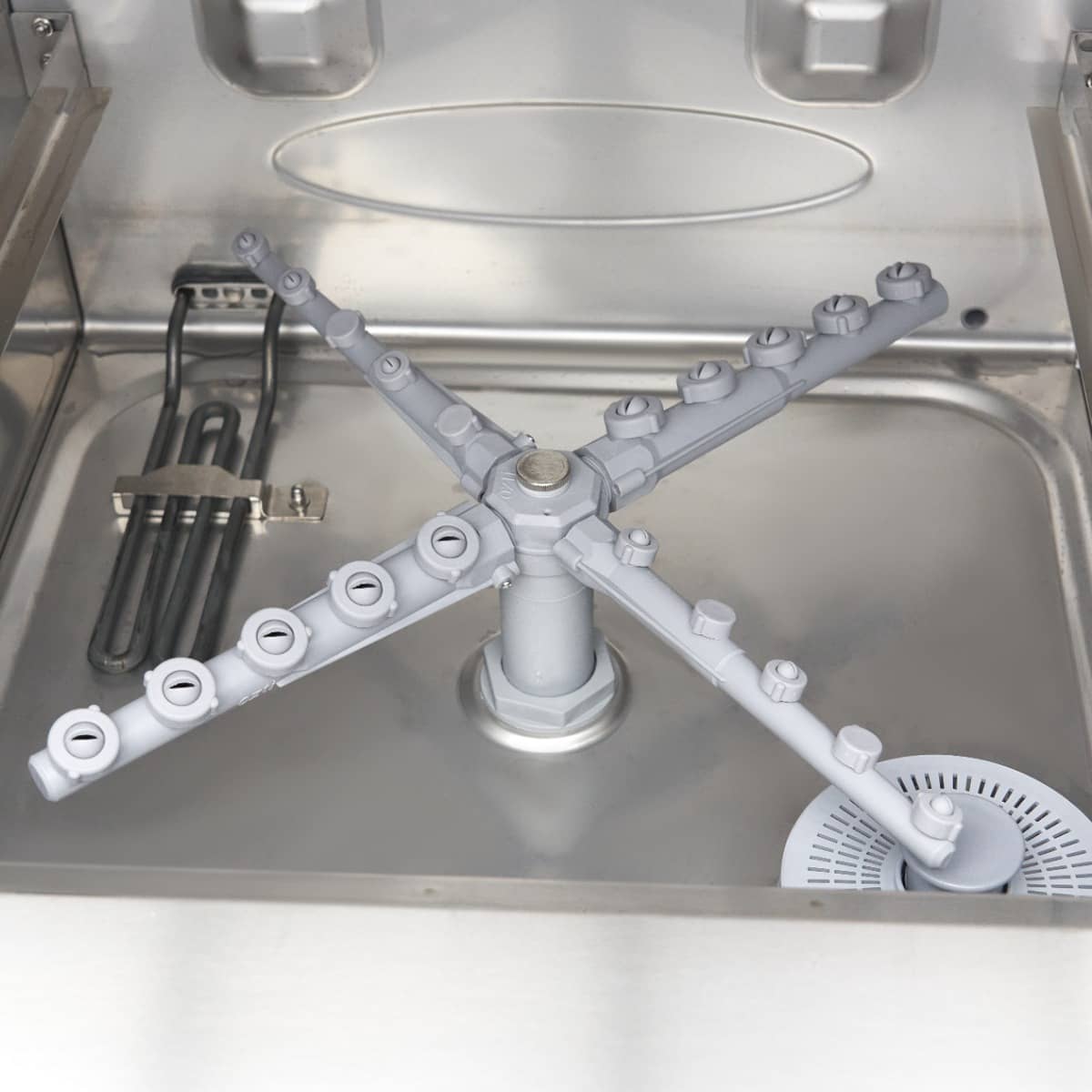 Undercounter Dishwasher - 50 x 50cm - with Rinse Aid Pump - Digital Display - 230V — 11
