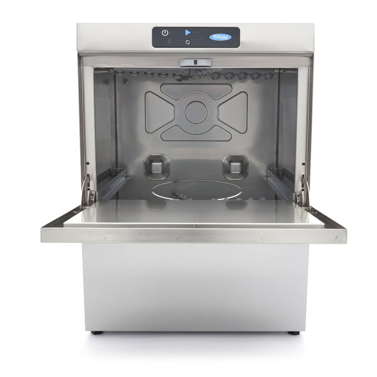 Undercounter Dishwasher - 50 x 50cm - with Drain, Rinse Aid and Soap Pump - Digital Display - 400V — 6