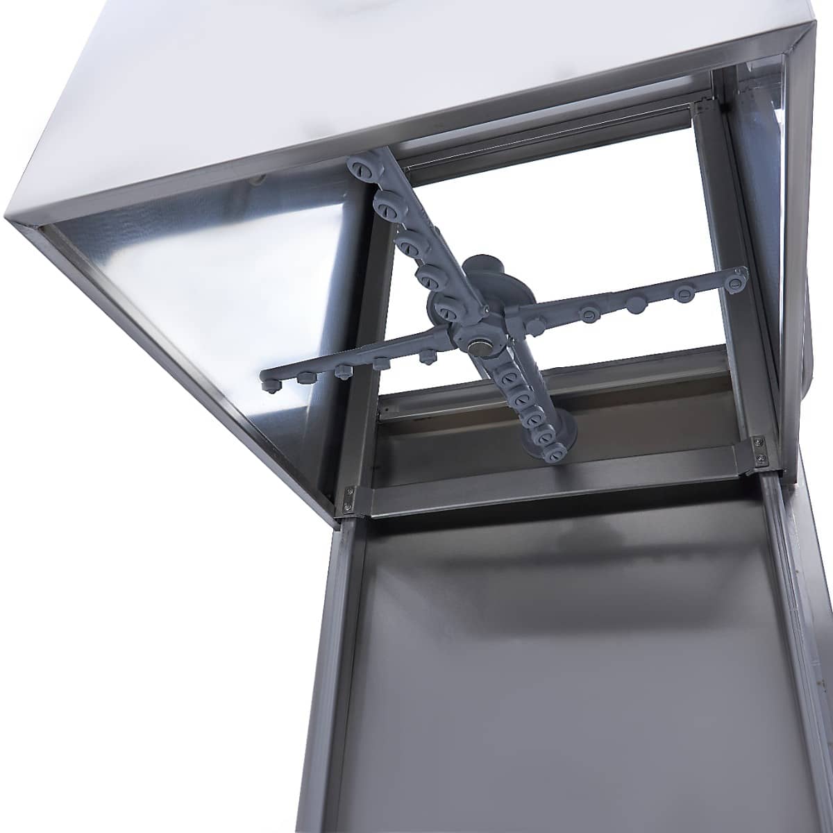 Pass Through Dishwasher - 50 x 50cm - With Rinse Aid and Soap Pumps - Digital Display - 400V — 9