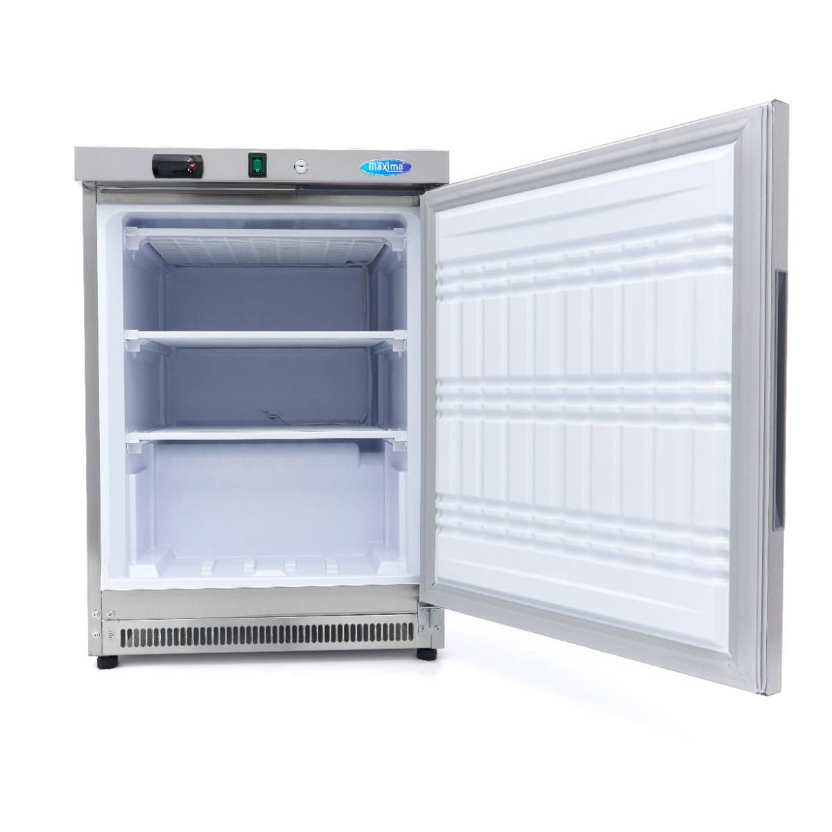 Freezer - 200L - 2 Fixed Shelves - Stainless Steel — 5