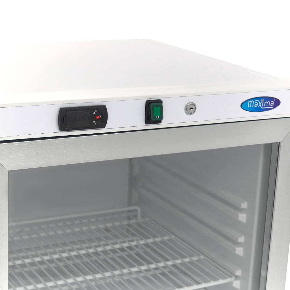 Fridge - 200L - White - with Glass Door — 6