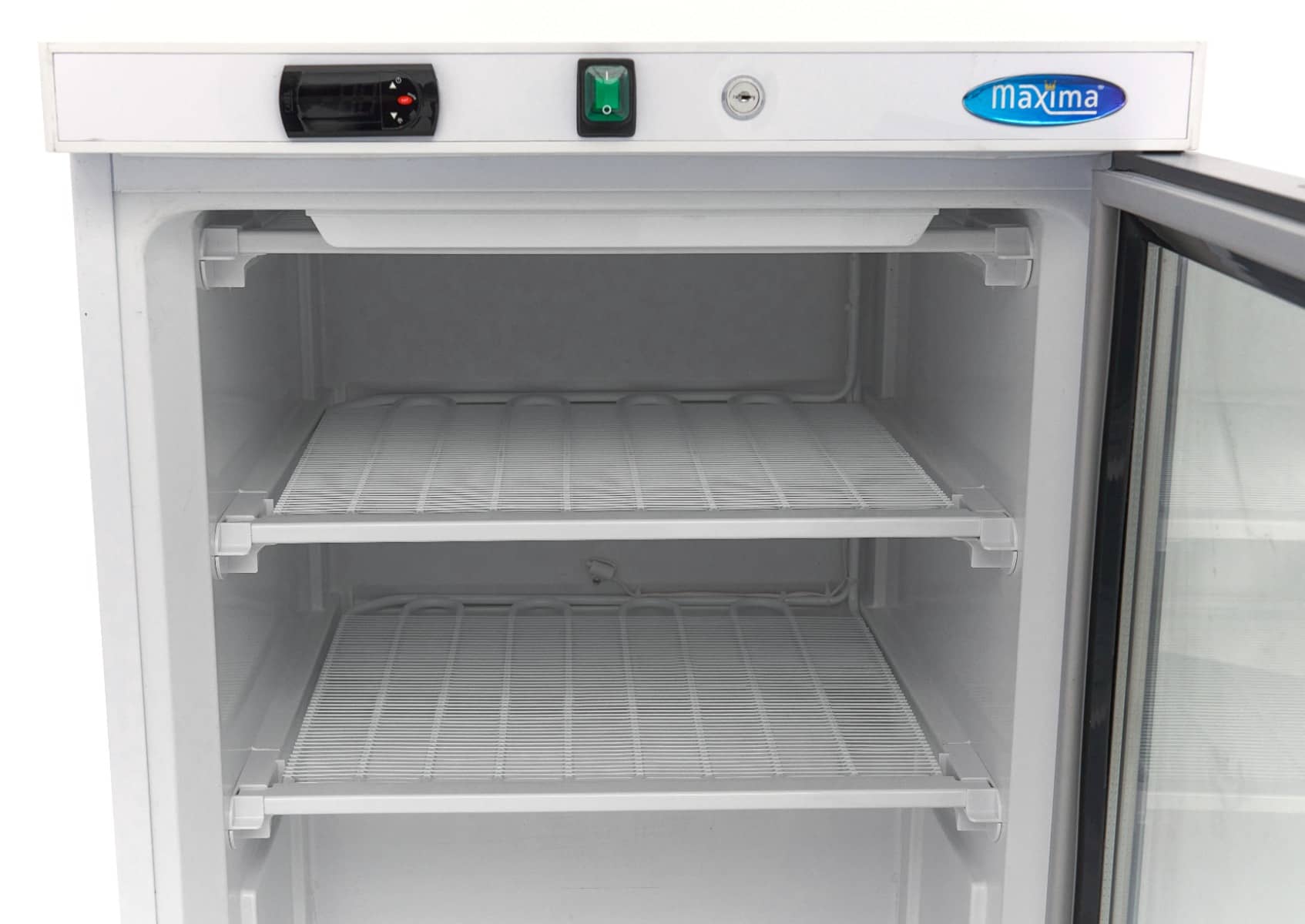 Freezer - 200L - White - with Glass Door — 5