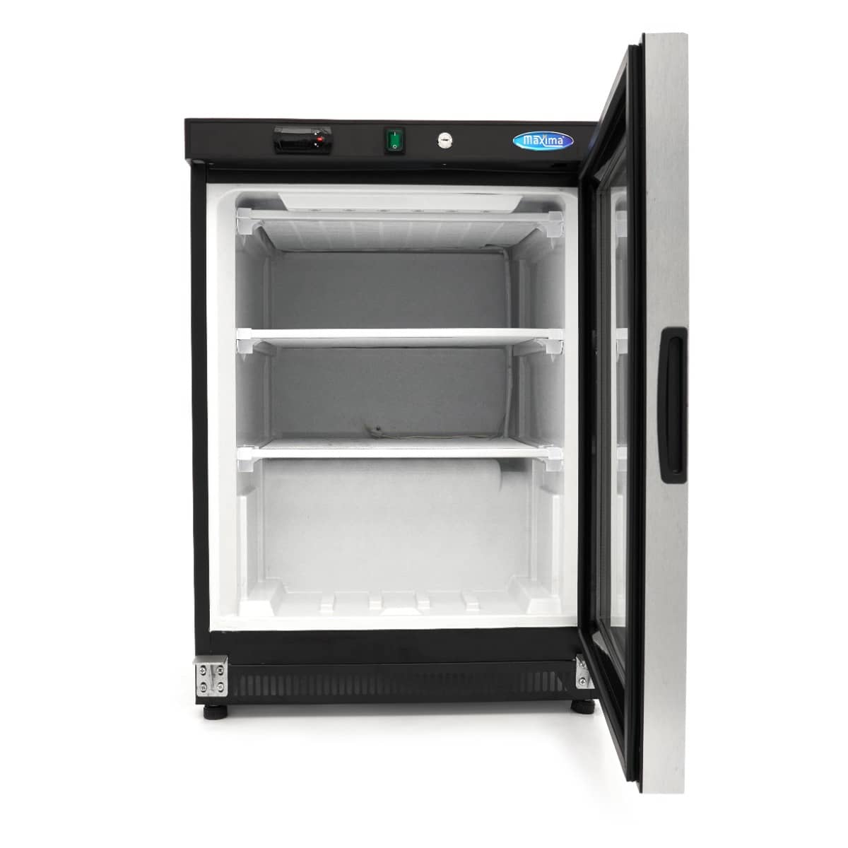 Freezer - 200L - Black - with Glass Door — 5