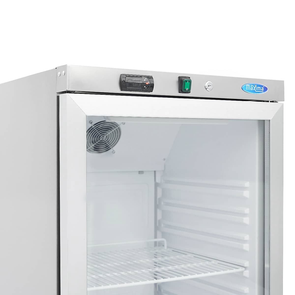 Fridge - 400L - Stainless Steel - with Glass Door — 6