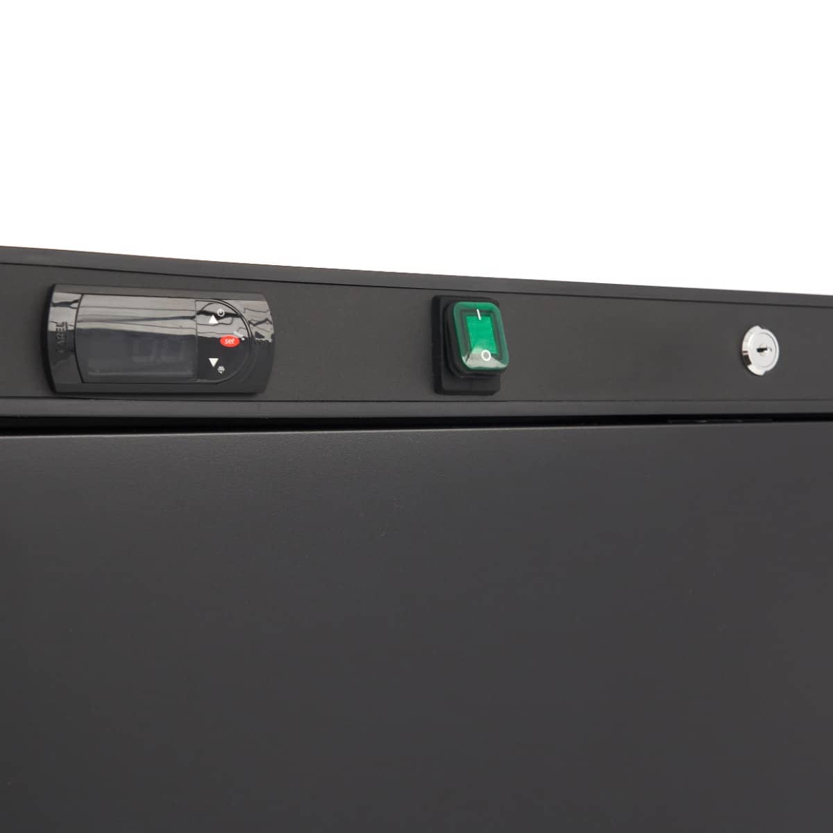 Fridge - 600L - 4 Adjustable Shelves - Black — 6