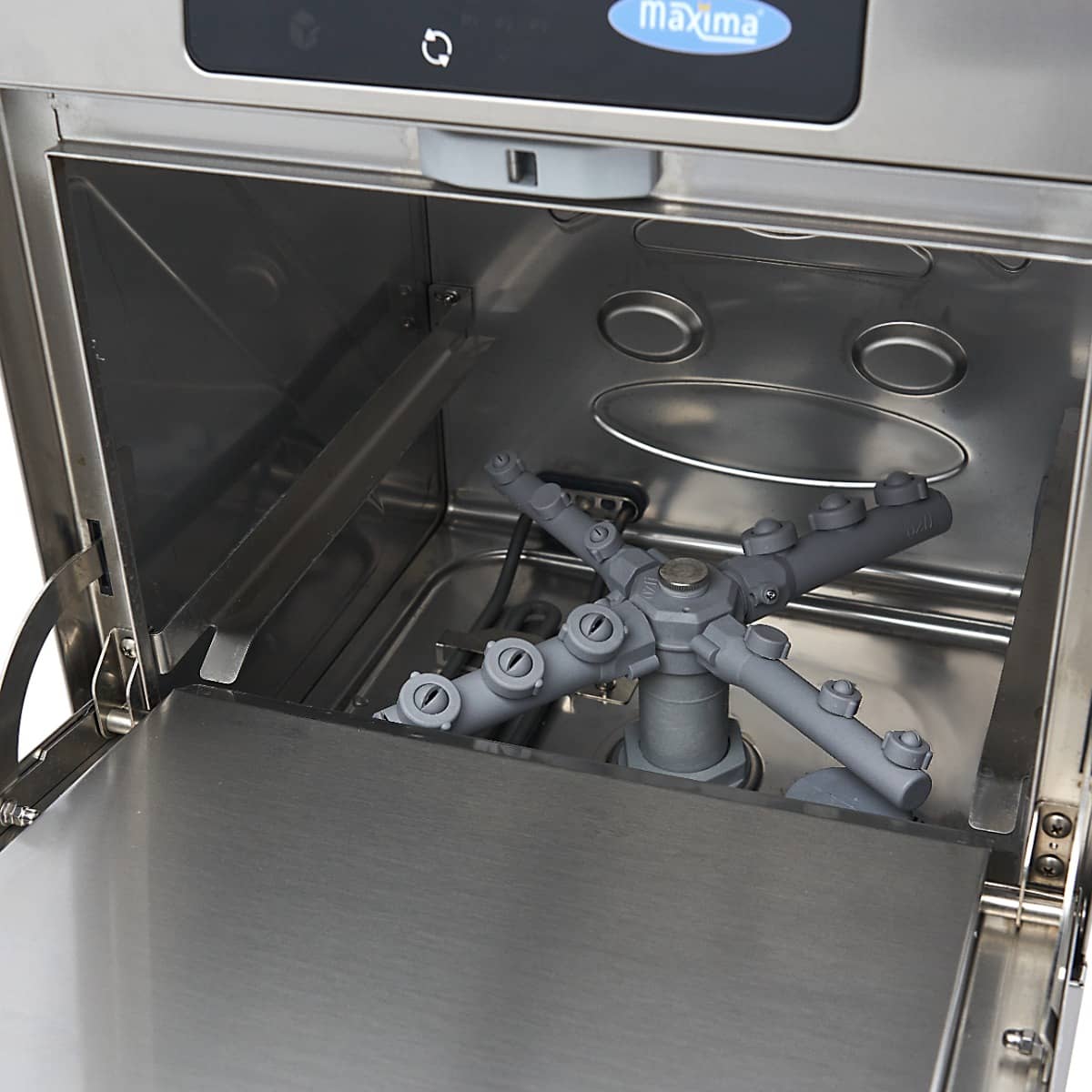Glass Washer - 35 x 35cm - with Rinse Aid Pump - Digital Display - 230V — 10