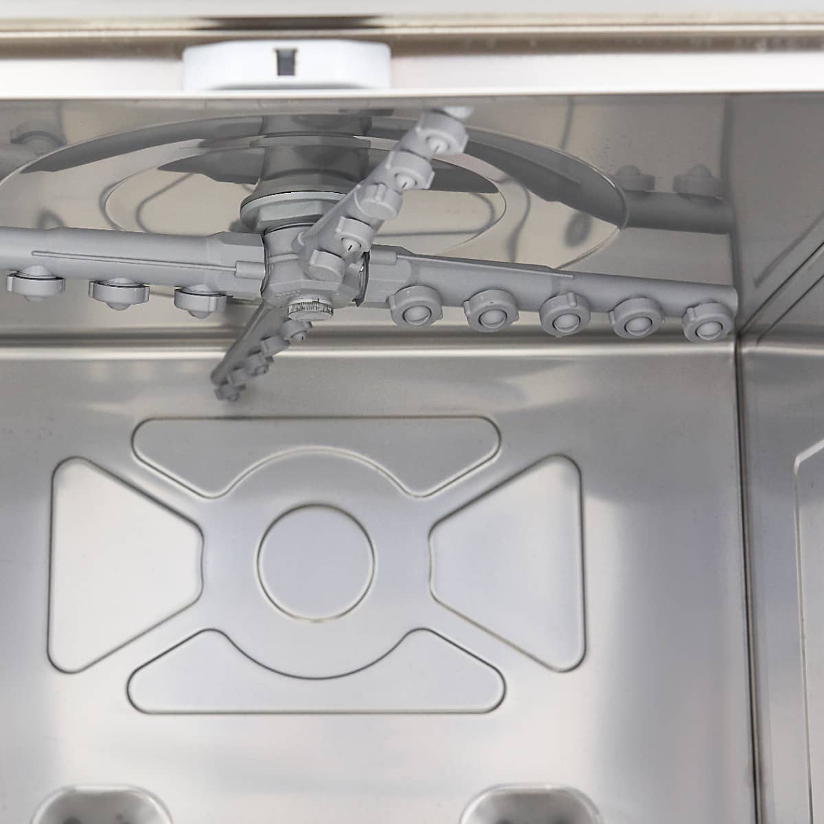 Undercounter Dishwasher - 50 x 50cm - with Drain, Rinse Aid and Soap Pump - Digital Display - 400V — 9