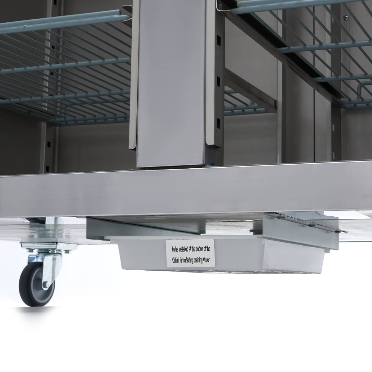 Freezer - 1200L - 6 Adjustable Shelves (2/1GN) - Stainless Steel - with Glass Door — 11