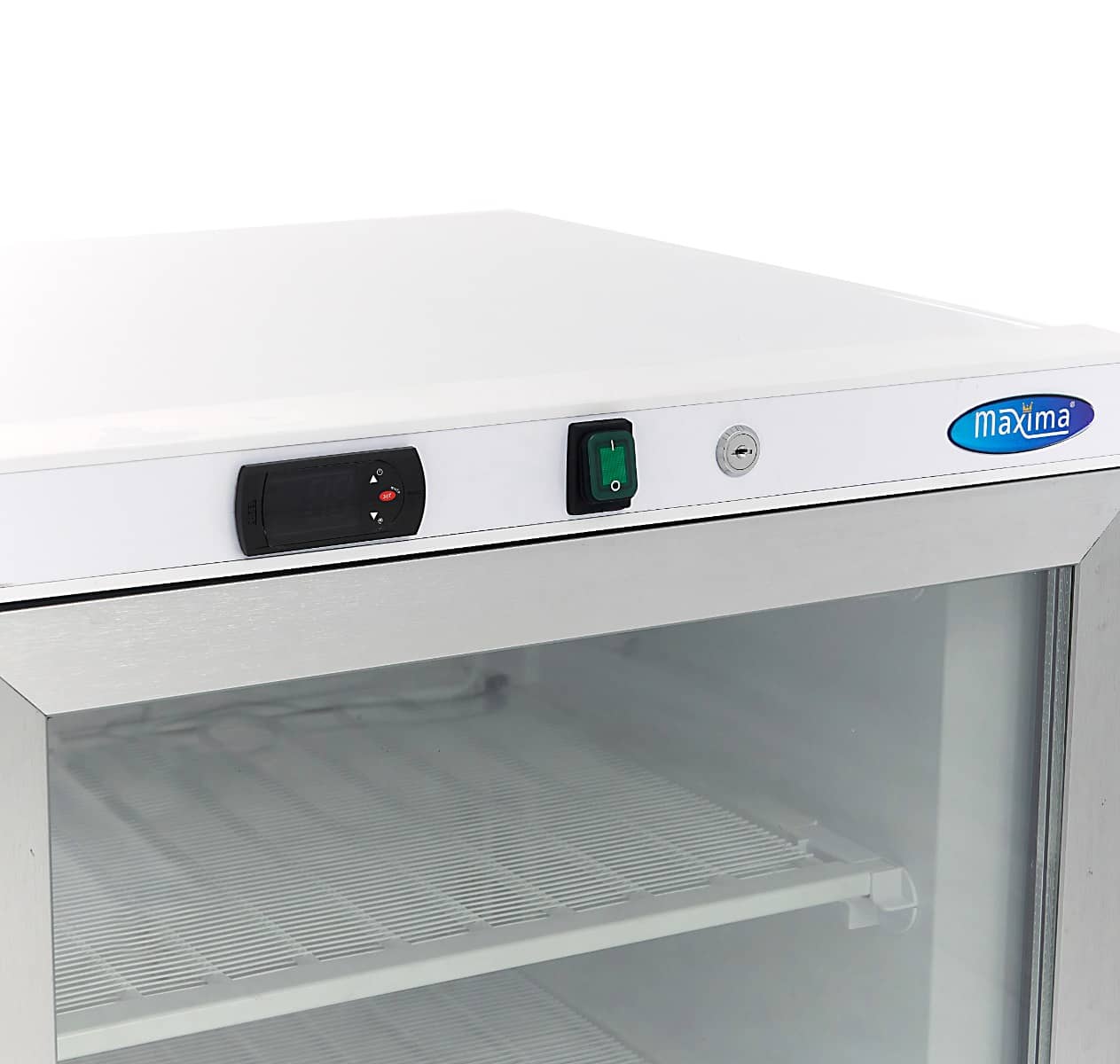 Freezer - 200L - White - with Glass Door — 6