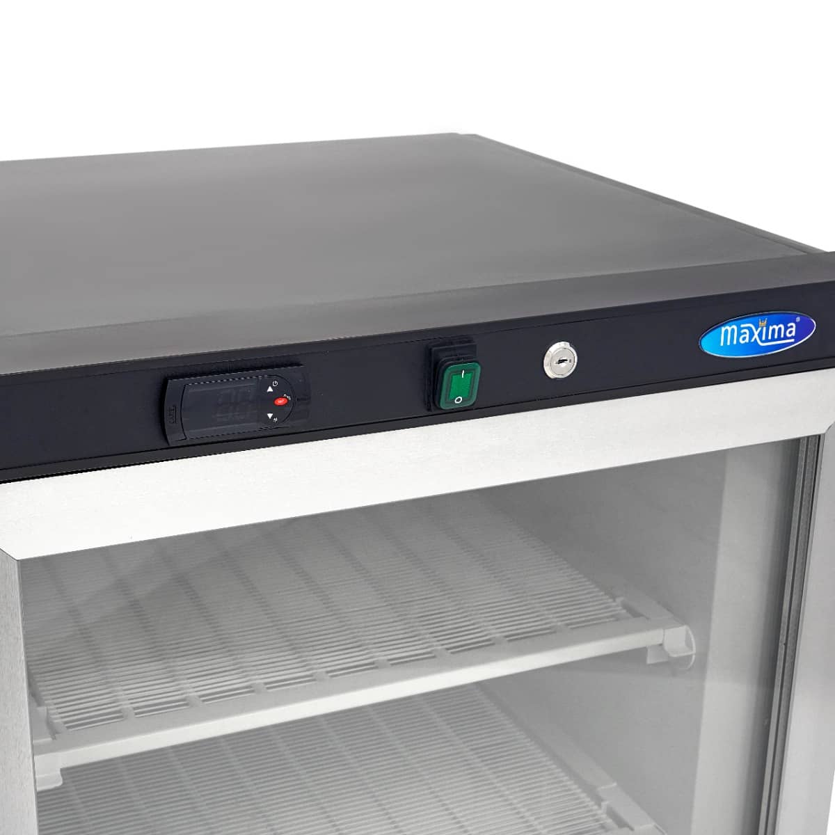 Freezer - 200L - Black - with Glass Door — 6
