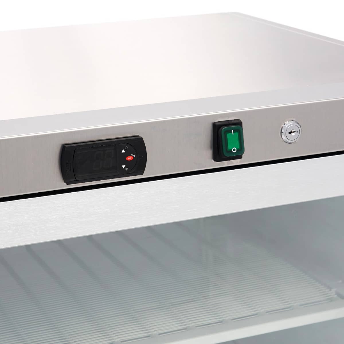 Freezer - 200L - Stainless Steel - with Glass Door — 6