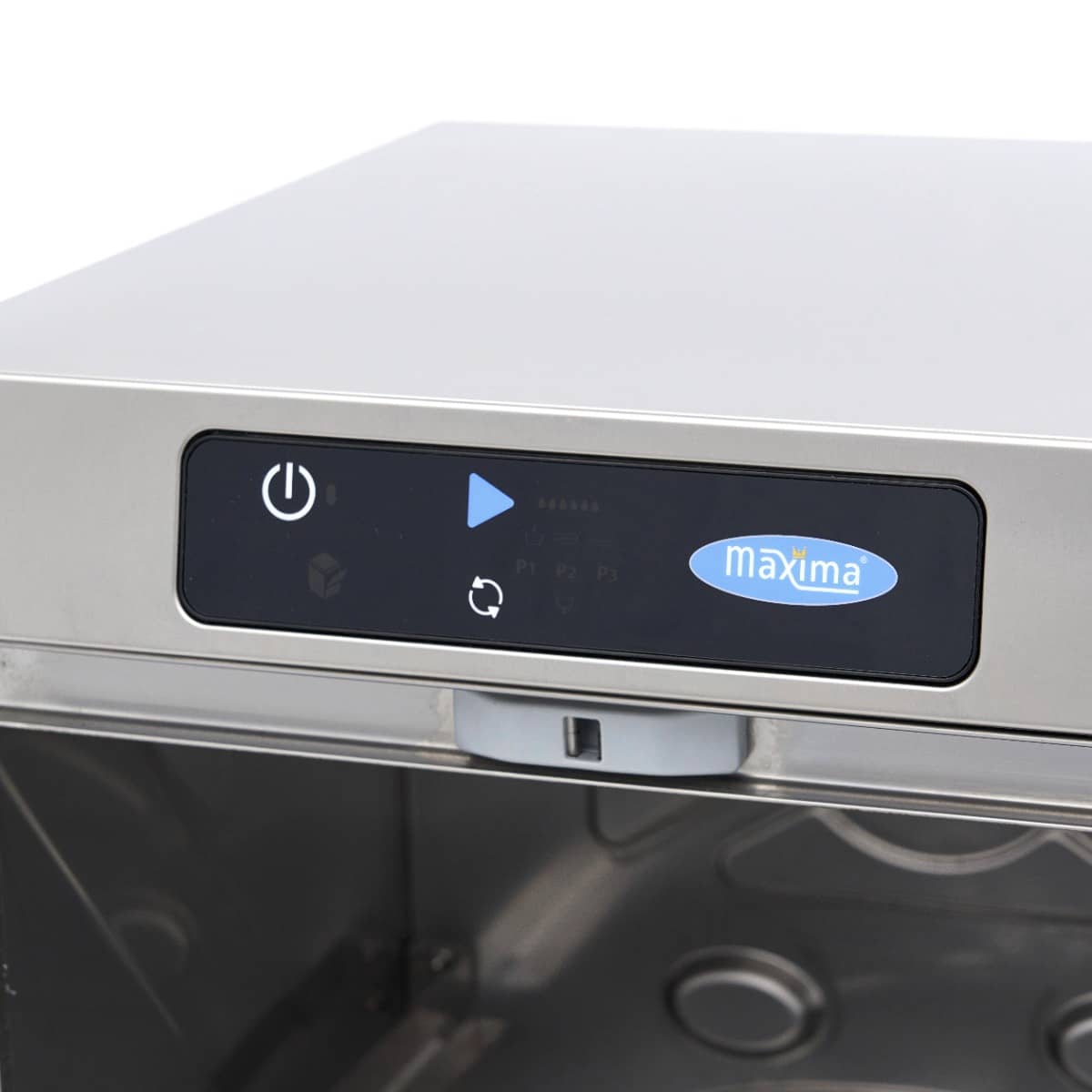 Glass Washer - 35 x 35cm - with Rinse Aid Pump - Digital Display - 230V — 8