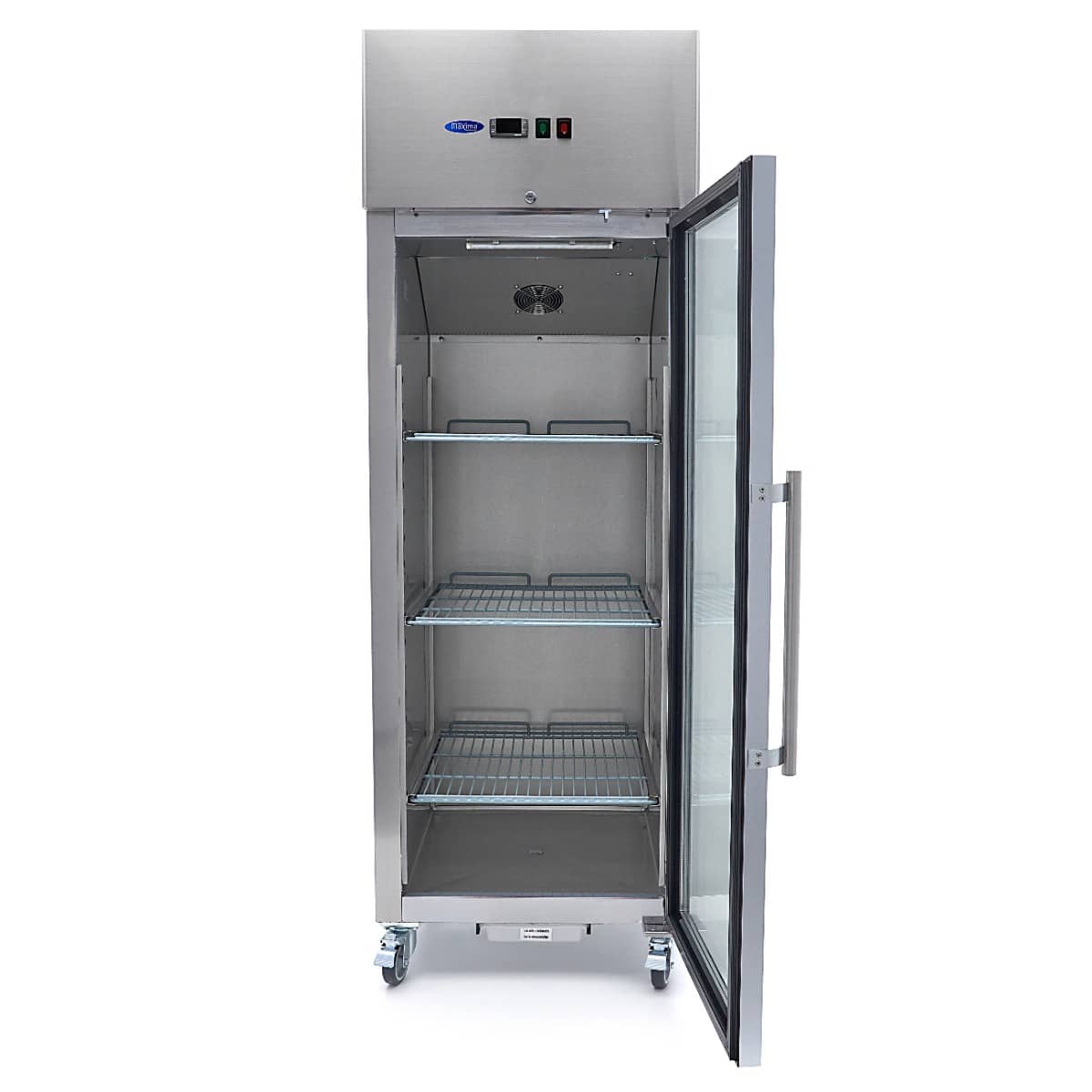 Freezer - 600L - 3 Adjustable Shelves (2/1GN) - Stainless Steel - with Glass Door — 6