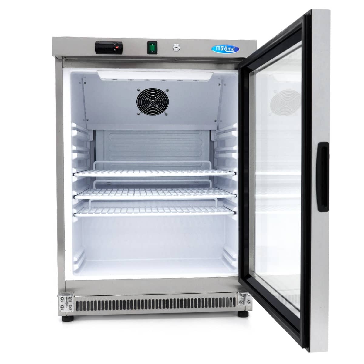 Fridge - 200L - Stainless Steel - with Glass Door — 6