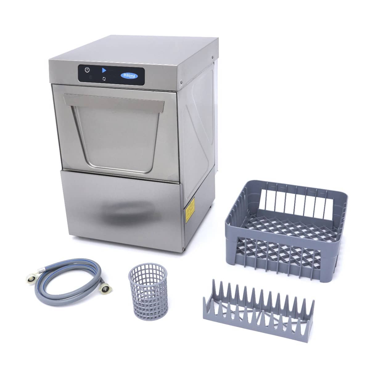 Glass Washer - 35 x 35cm - with Rinse Aid Pump - Digital Display - 230V — 11