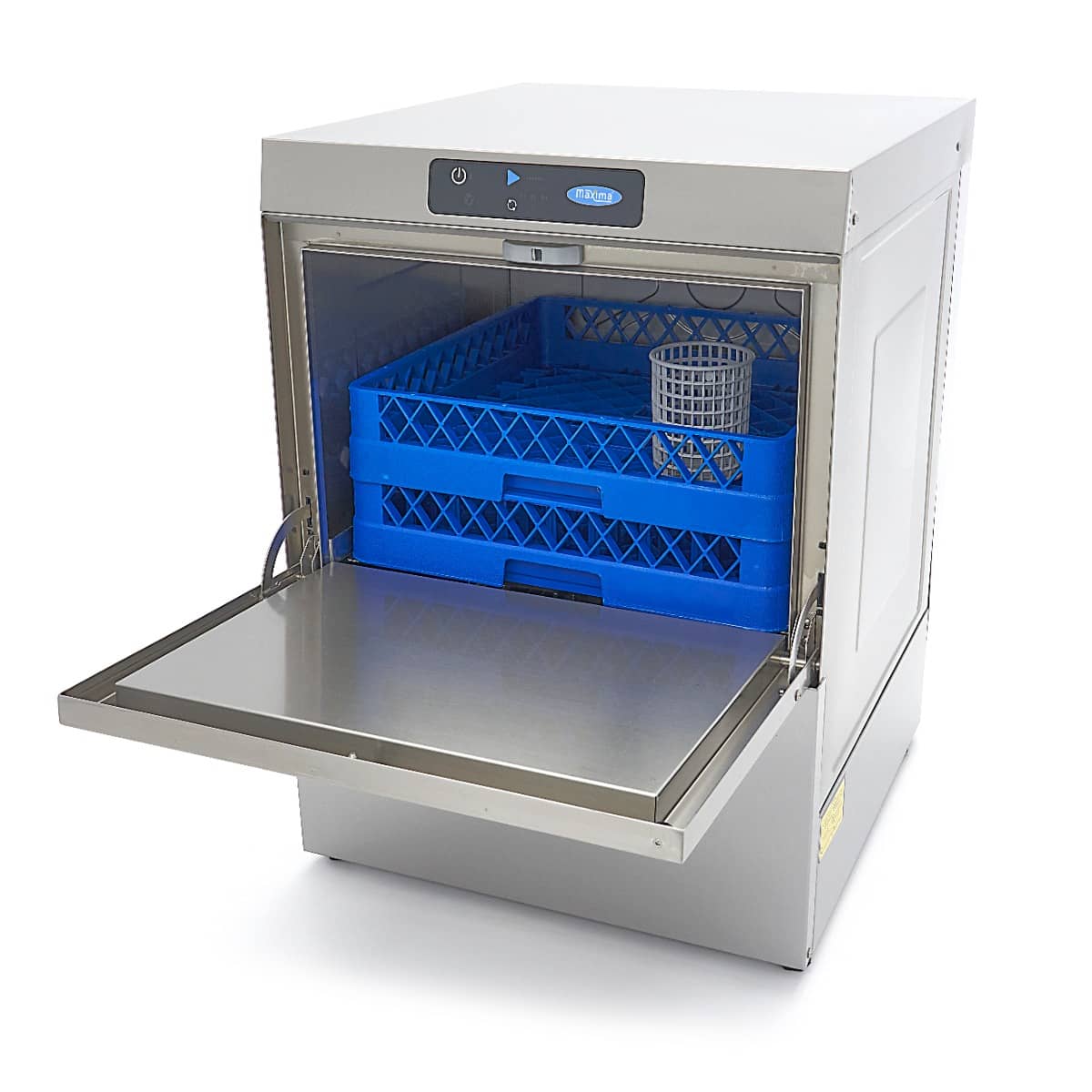 Undercounter Dishwasher - 50 x 50cm - with Drain, Rinse Aid and Soap Pump - Digital Display - 400V — 7