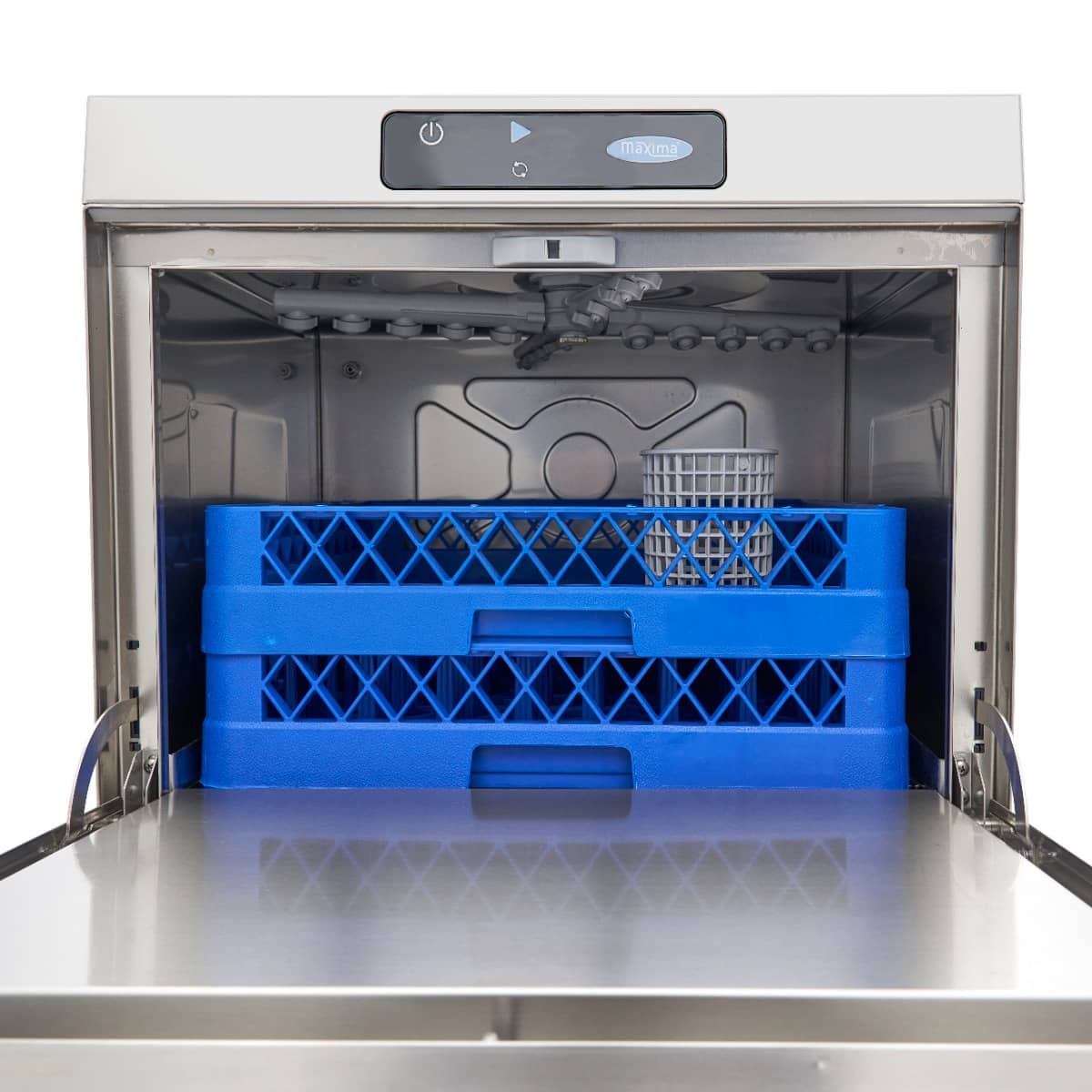 Undercounter Dishwasher - 50 x 50cm - with Drain, Rinse Aid and Soap Pump - Digital Display - 400V — 8