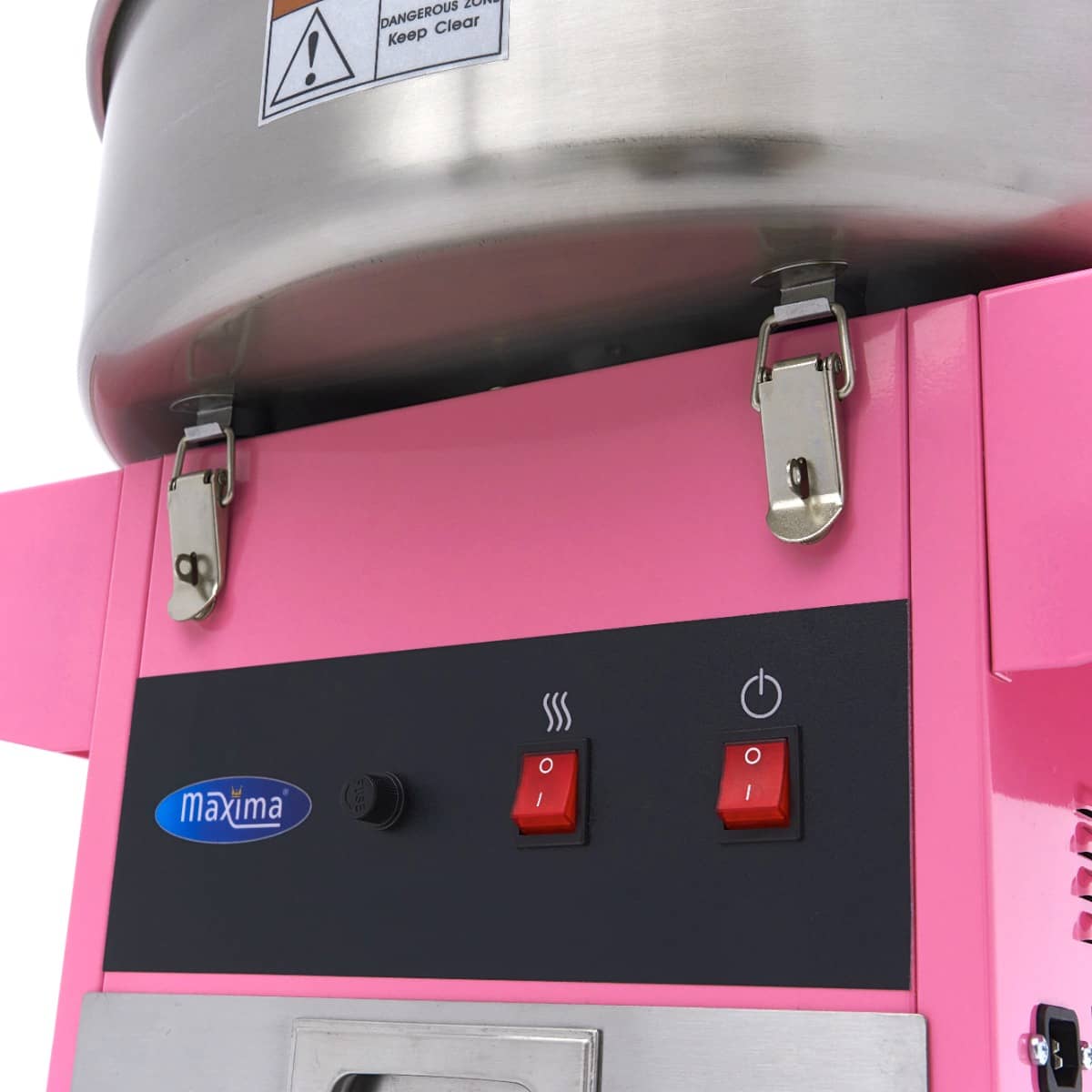 Candy Floss Machine – Ø 52cm – Pink – with Cart — 8