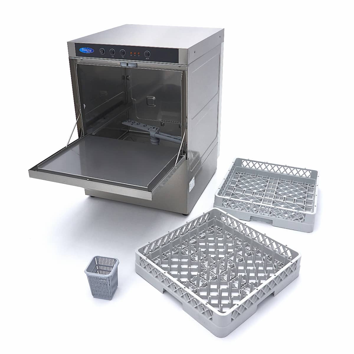Undercounter Dishwasher - 50 x 50cm - with Drain, Rinse Aid and Soap Pumps - 400V — 10