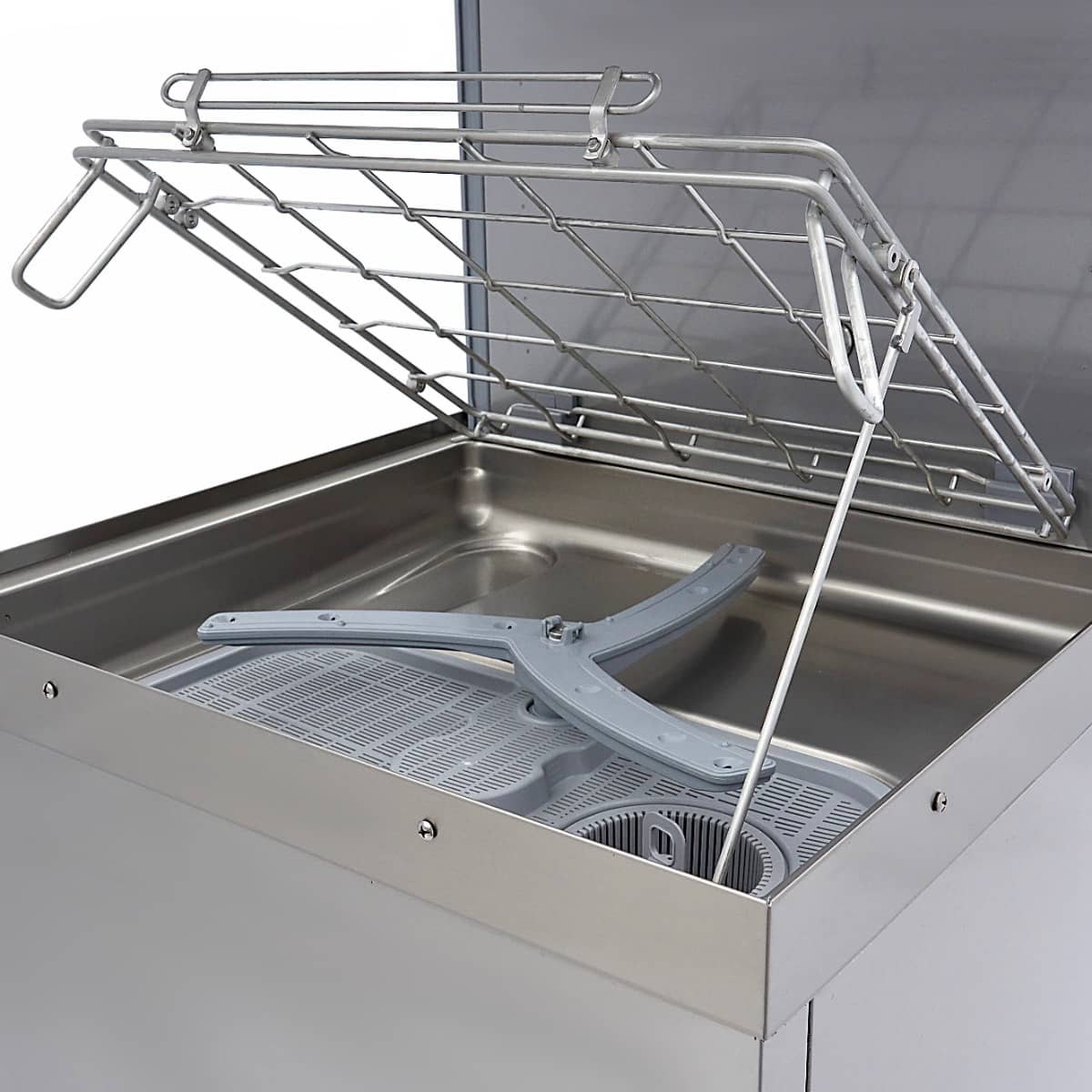 Pass Through Dishwasher - 50x60cm - With Rinse Aid and Soap Pumps - 400V — 9