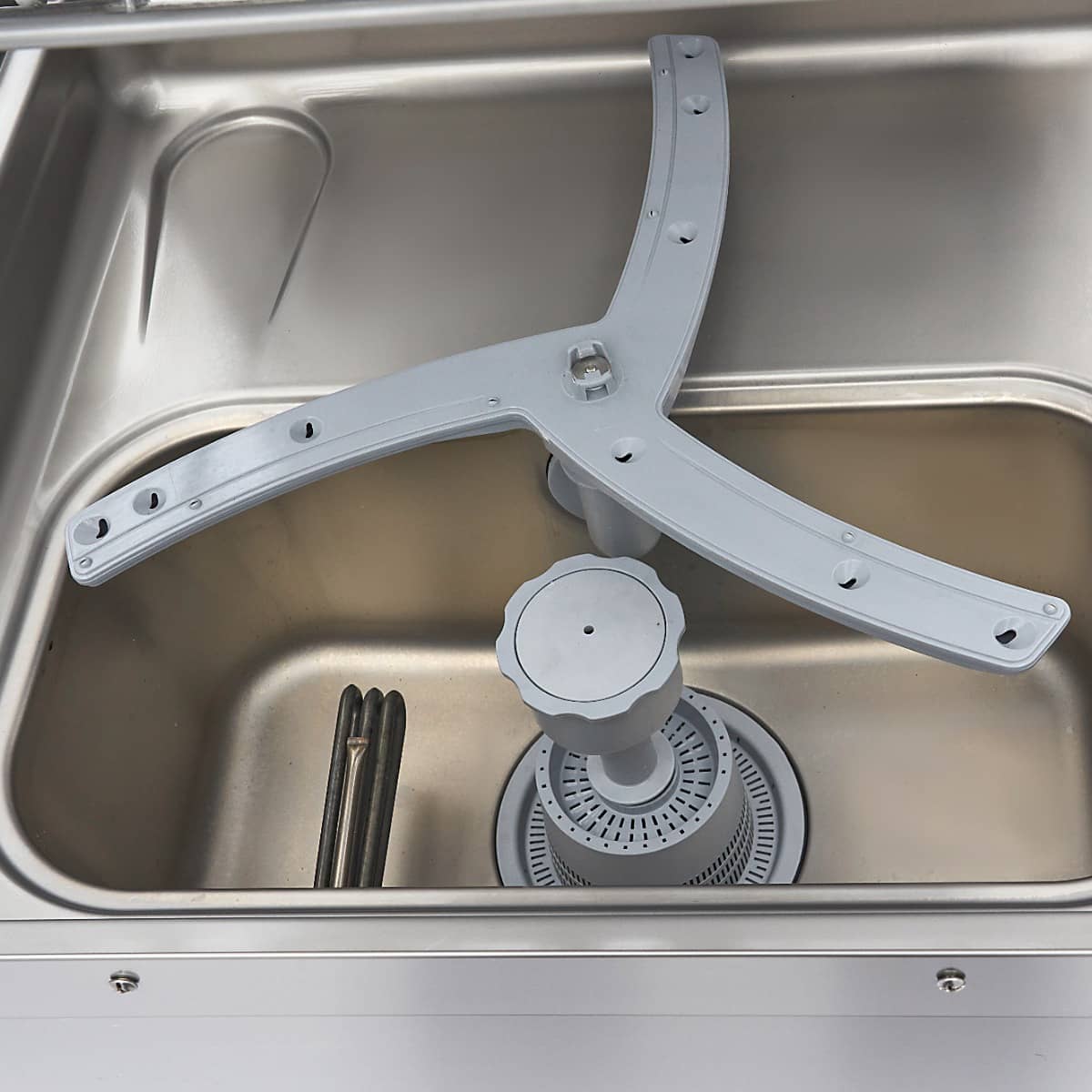 Pass Through Dishwasher - 50x60cm - With Rinse Aid and Soap Pumps - 400V — 10