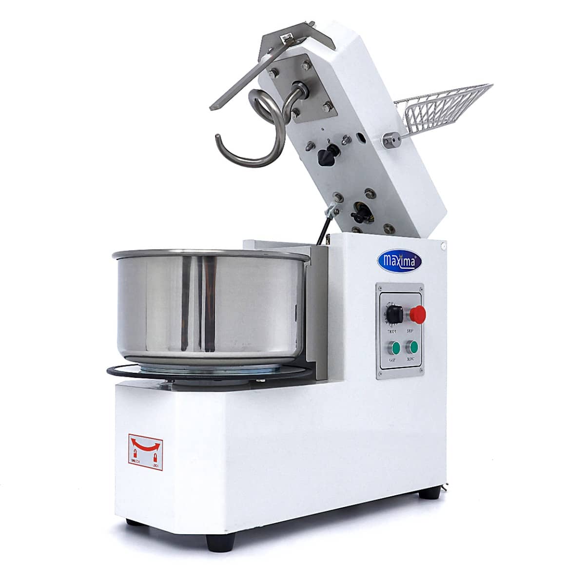 Dough Mixer - 20L - 12kg Dough - 2 Speeds - Removable Bowl — 5